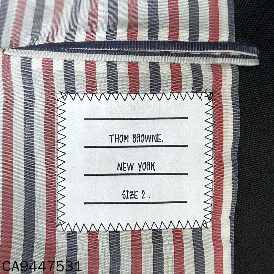 Thom Browne Thom Browne black inner windowpane blazer 2 Size 42S - 4 Thumbnail