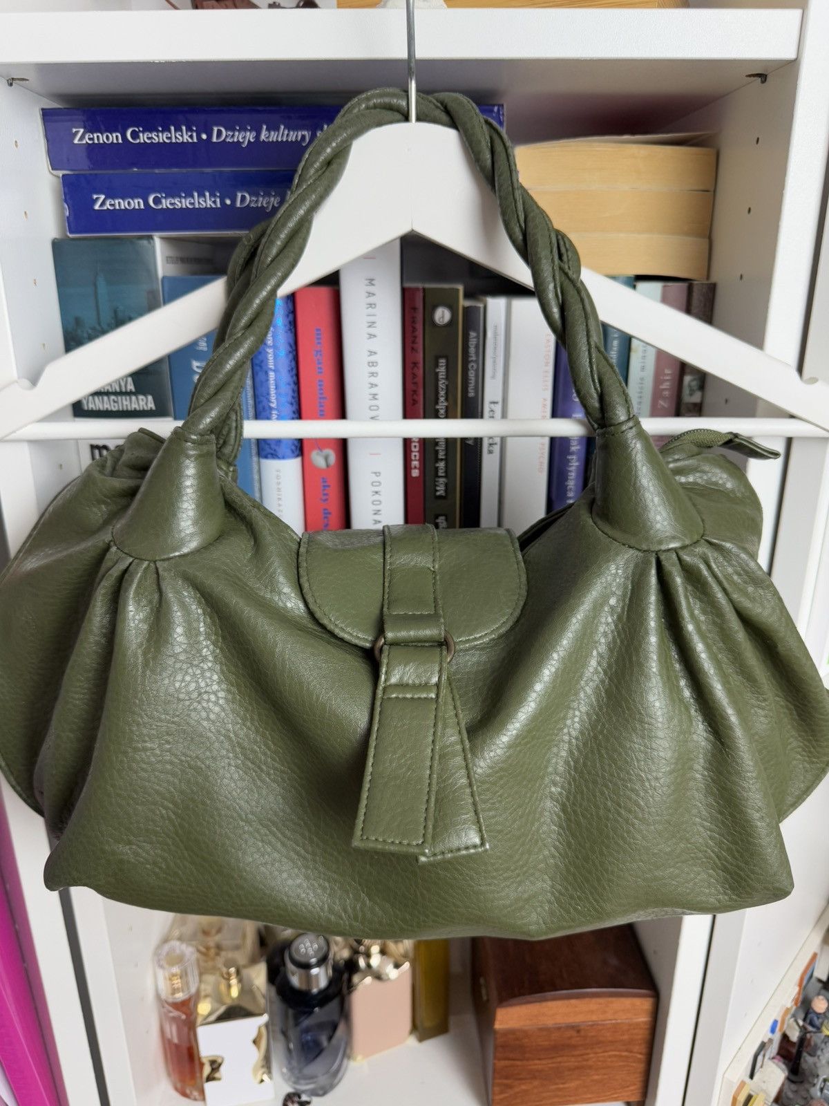 Japanese Brand VIntage y2k leather shoulder hand bag avantgarde opium retro Size ONE SIZE - 5 Thumbnail