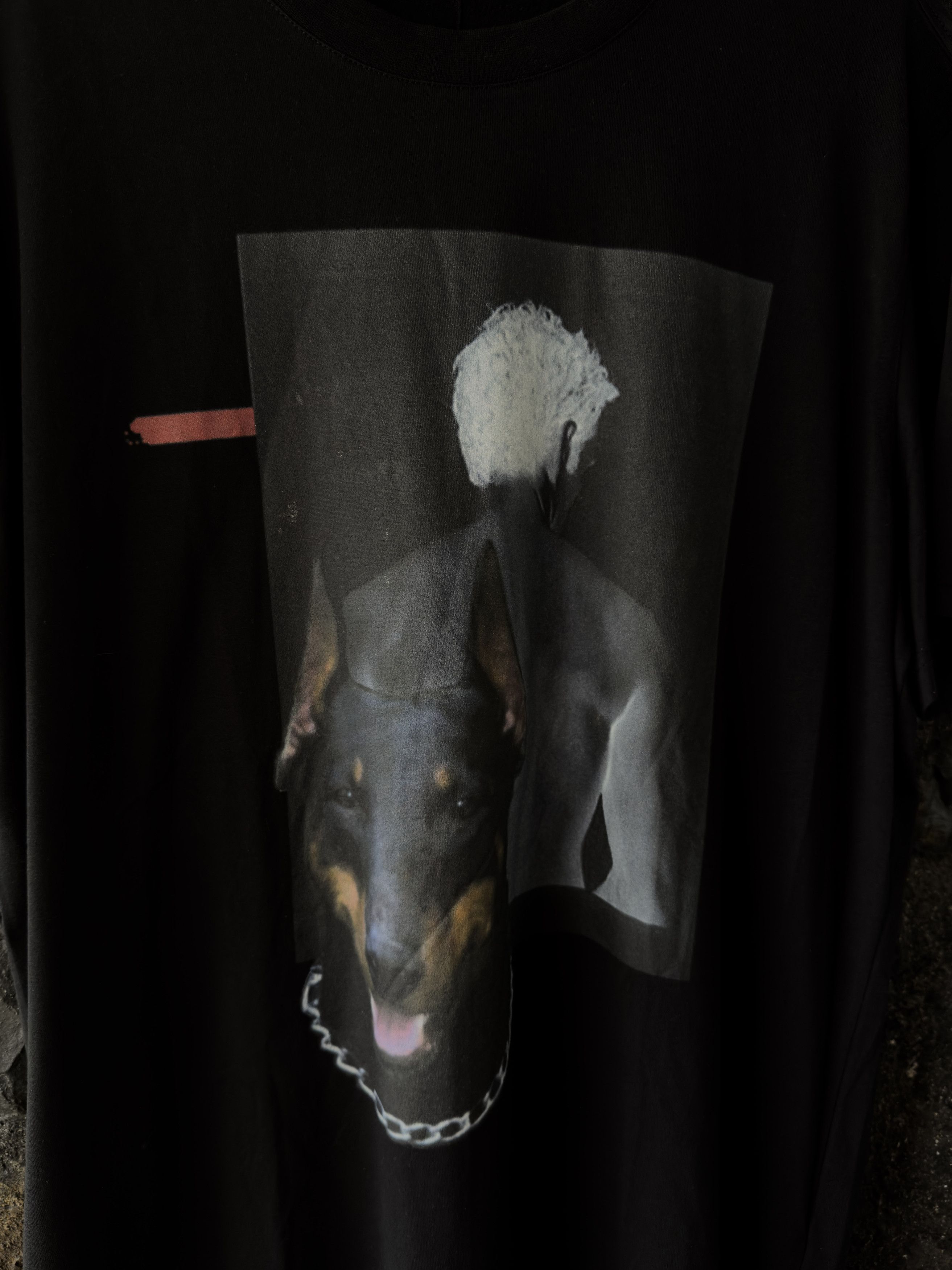 Givenchy Givenchy Doberman & Man Graphic T-Shirt Riccardo Tisci FW13 Size US XL / EU 56 / 4 - 4 Thumbnail