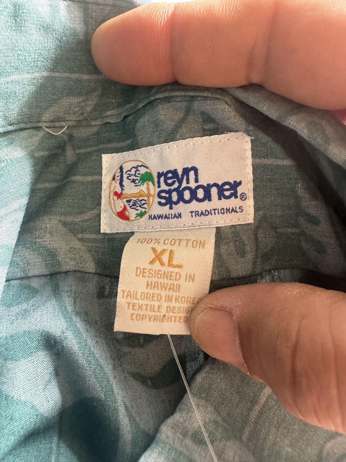 Reyn Spooner New Reyn Spooner Hawaiian Print Green 3/4 Button Men's XL Size US XL / EU 56 / 4 - 5 Thumbnail