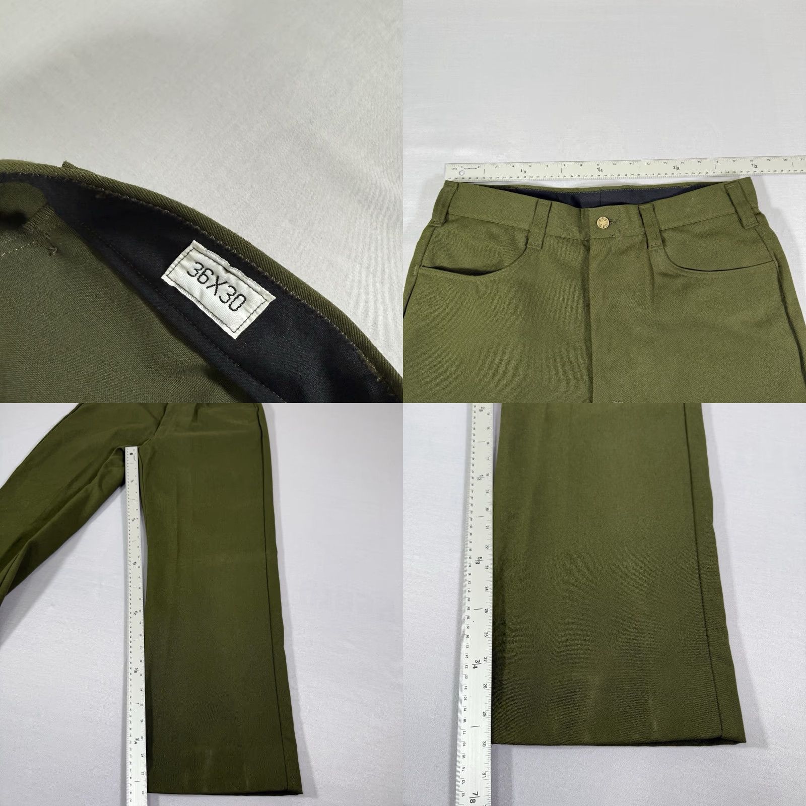 Vintage VINTAGE Wildland Firefighting Pants Mens 36x30 Flame-Resistant Workwear Green 90s Firefighter FSS Size US 36 / EU 52 - 8 Thumbnail