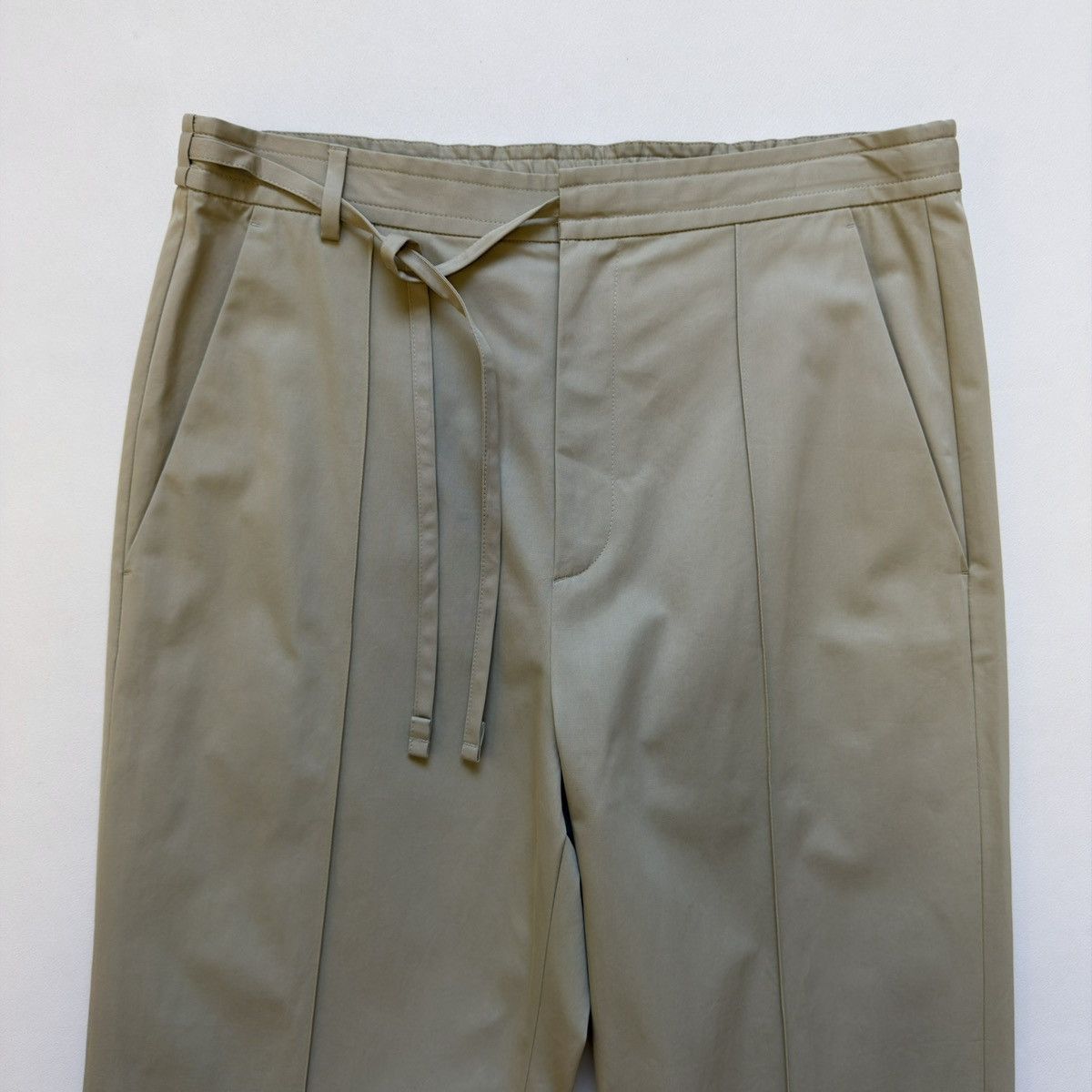 Maison Margiela S/S 20 Wide Leg Pin Tuck Detail Pants Size US 34 / EU 50 - 3 Thumbnail