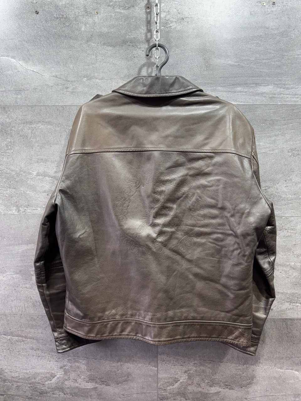 Moschino Moschino jeans leather men’s jacket Brown Biker Size US M / EU 48-50 / 2 - 2 Thumbnail