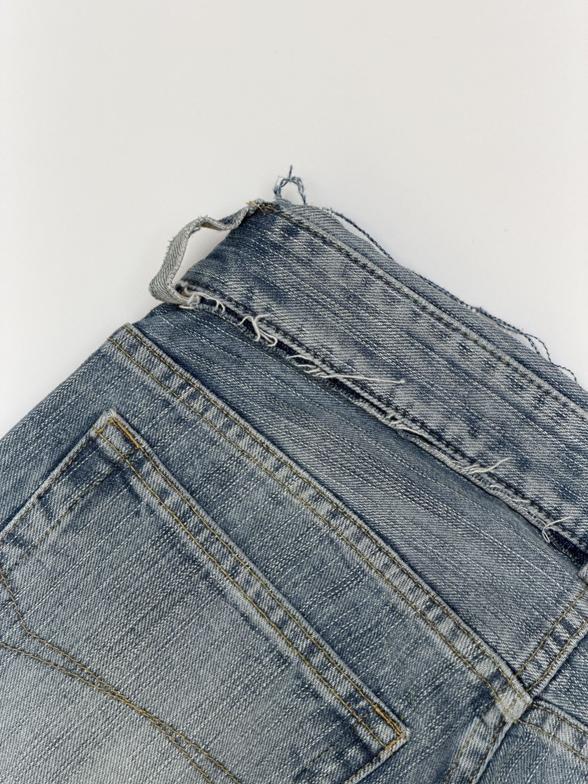 Balenciaga Balenciaga Low Waist Reworked WaistBand Denim Pants Size US 28 / EU 44 - 5 Thumbnail
