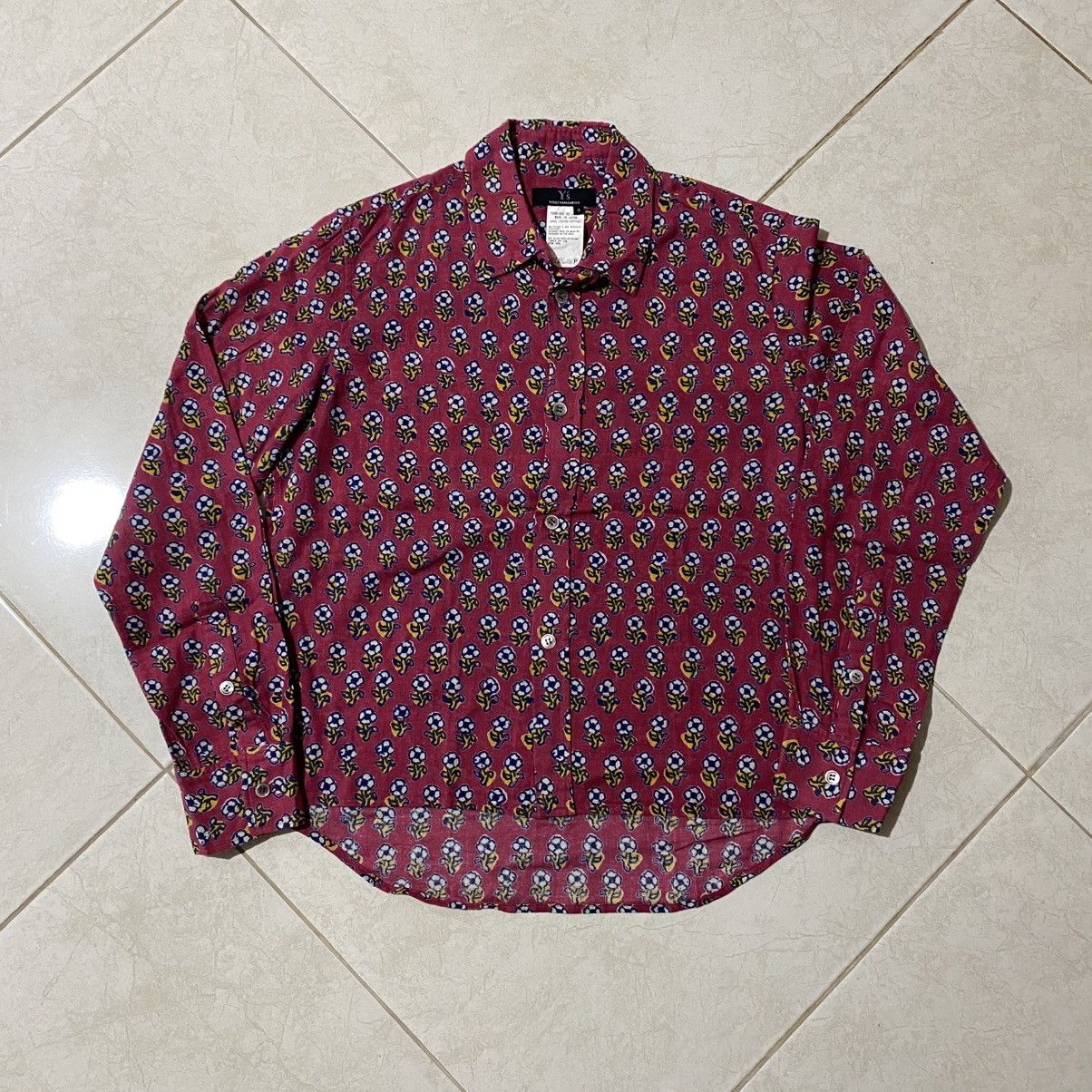 Yohji Yamamoto Yohji Yamamoto Ys Floral Shirt Size US M / EU 48-50 / 2 - 1 Thumbnail
