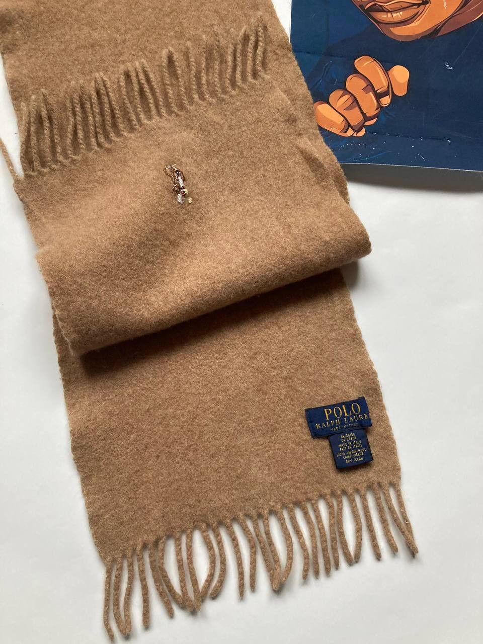 Polo Ralph Lauren × Vintage Vintage Polo Ralph Lauren Scarf Wool Scarves Y2K rare Size ONE SIZE - 4 Thumbnail