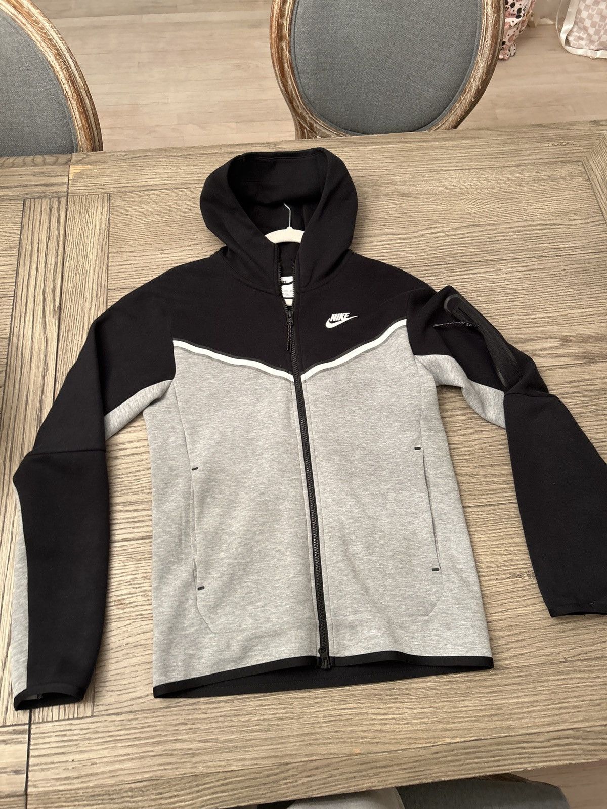 mens grey nike tech