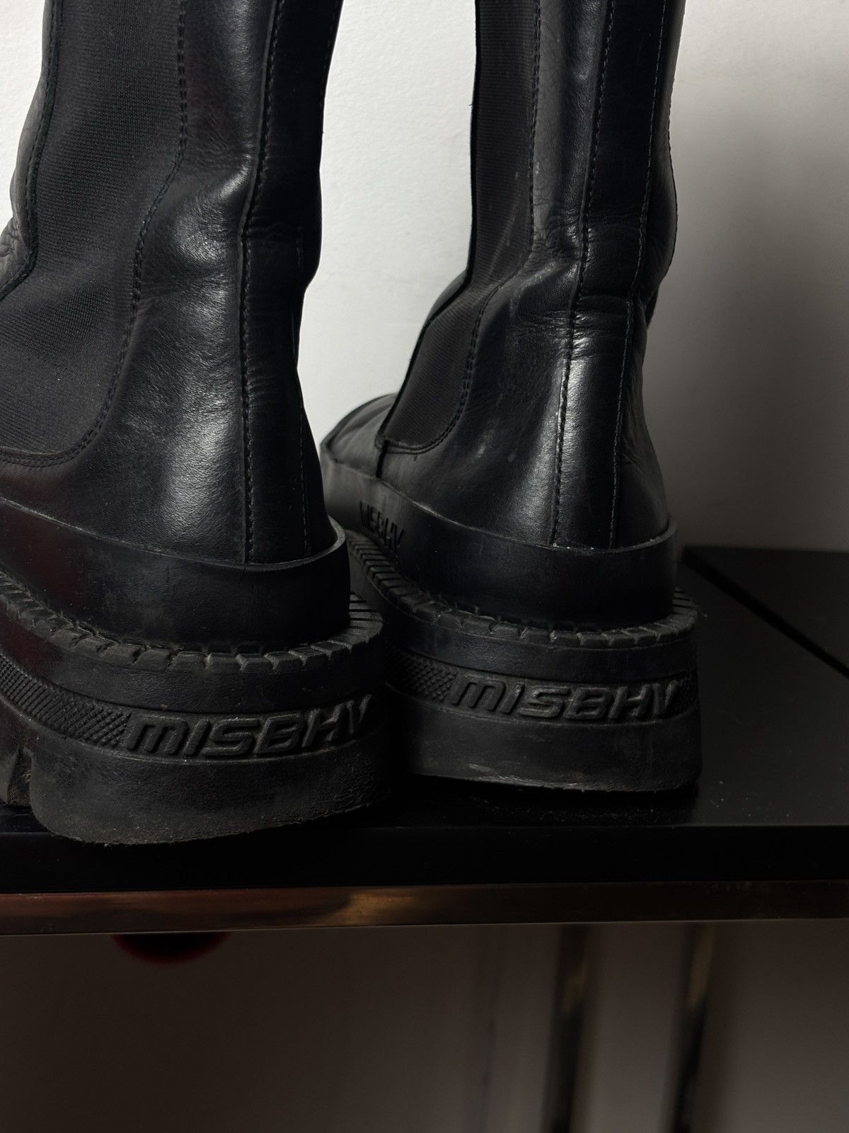Misbhv Leather boots shoes MISBHV black ankle Size US 10 / IT 40 - 2 Thumbnail