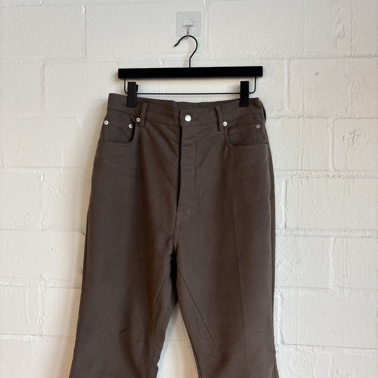 Rick Owens Rick Owens Tan Corduory Flared Pants Size US 34 / EU 50 - 3 Thumbnail