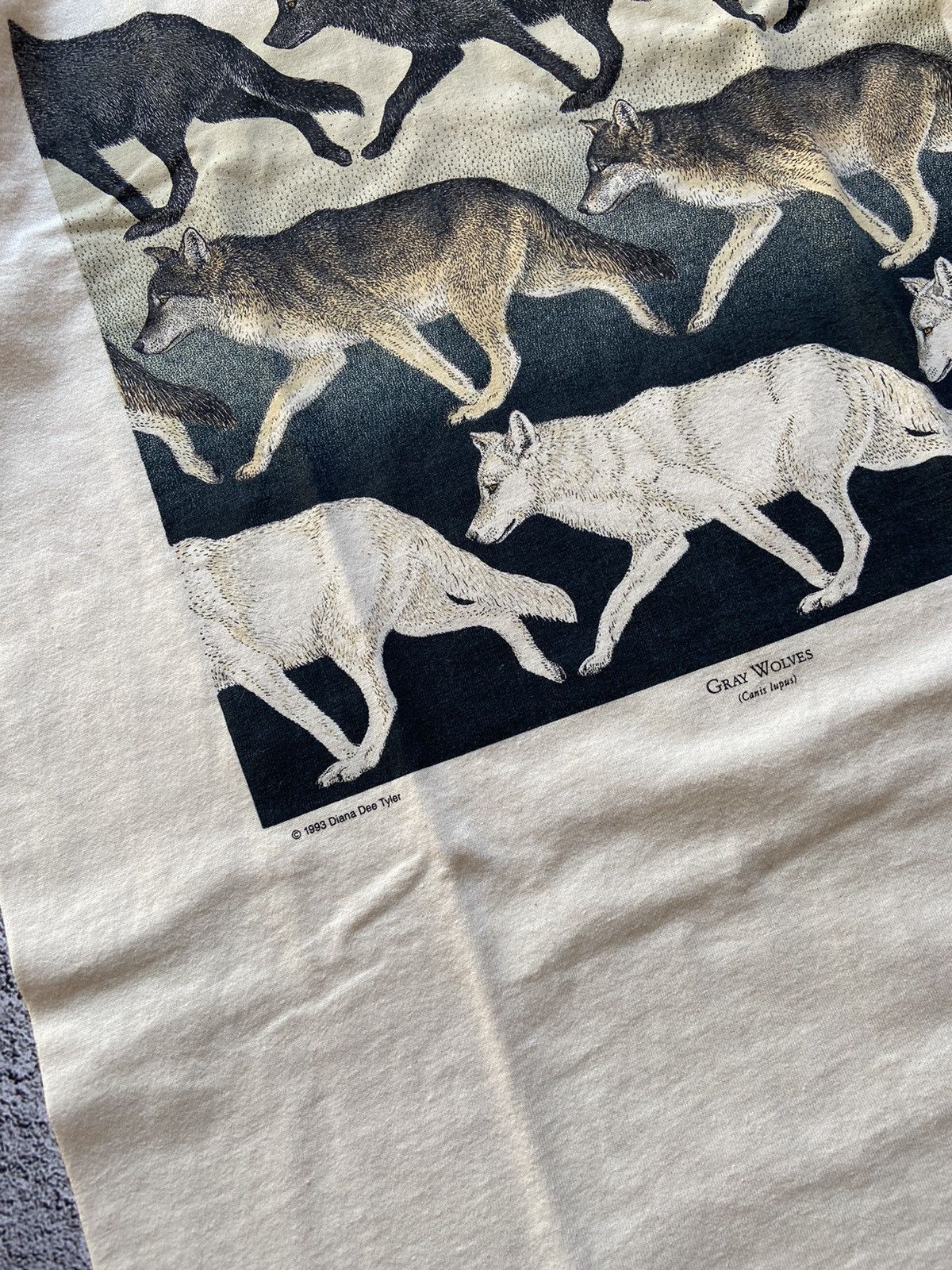 Vintage Vintage Wolf Diana Dee Tyler Distressed Tee Size US M / EU 48-50 / 2 - 5 Thumbnail