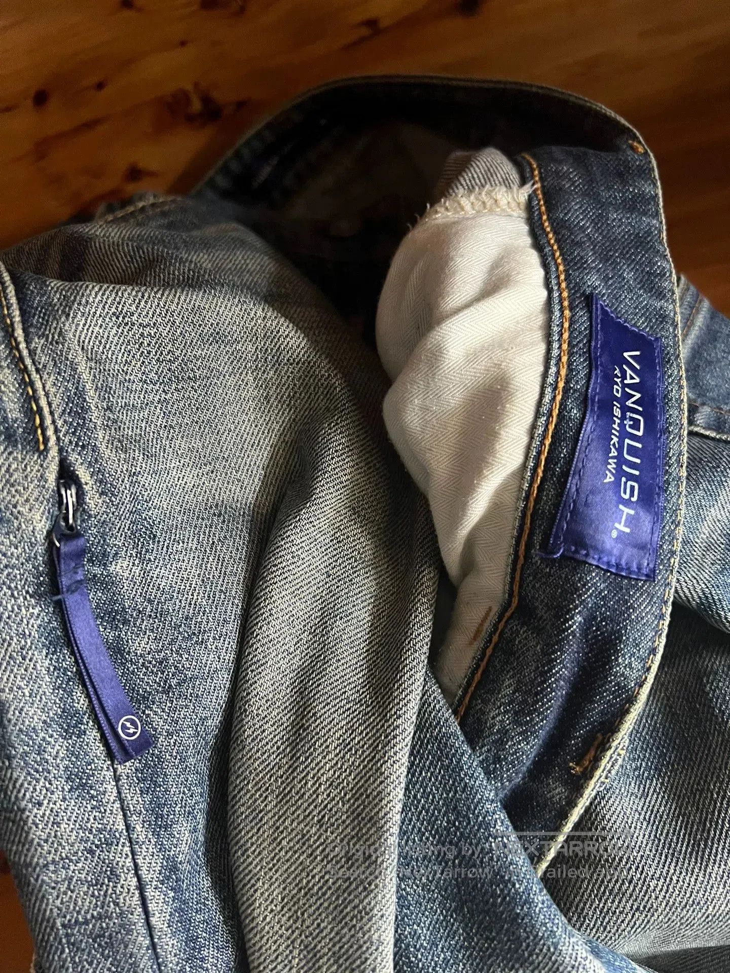 Vanquish vanquish fragment distressed blue denim jeans. Size US 34 / EU 50 - 9 Thumbnail