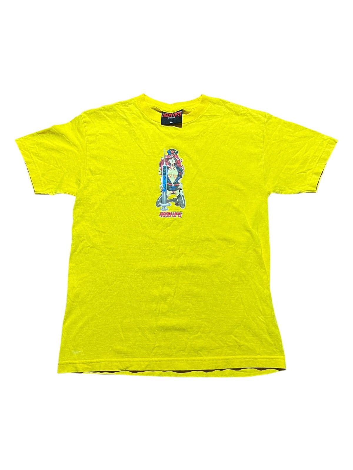 Hook-Ups × Sex Skateboards × Vintage Vintage Hook Ups T Shirt Sexy Anime Nurse Girl 90s Skatewear Size US M / EU 48-50 / 2 - 1 Thumbnail
