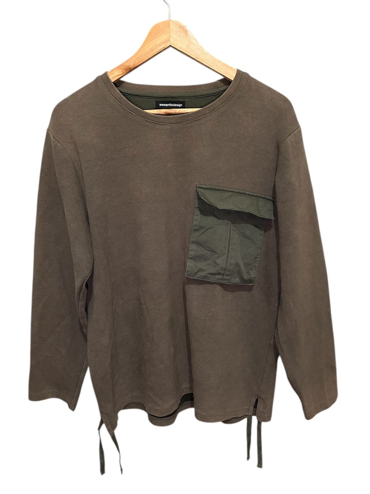 Vintage × semanticdesign Vintage Sunfaded semantic design pocket longsleeve tee Size US L / EU 52-54 / 3 - 1 Thumbnail