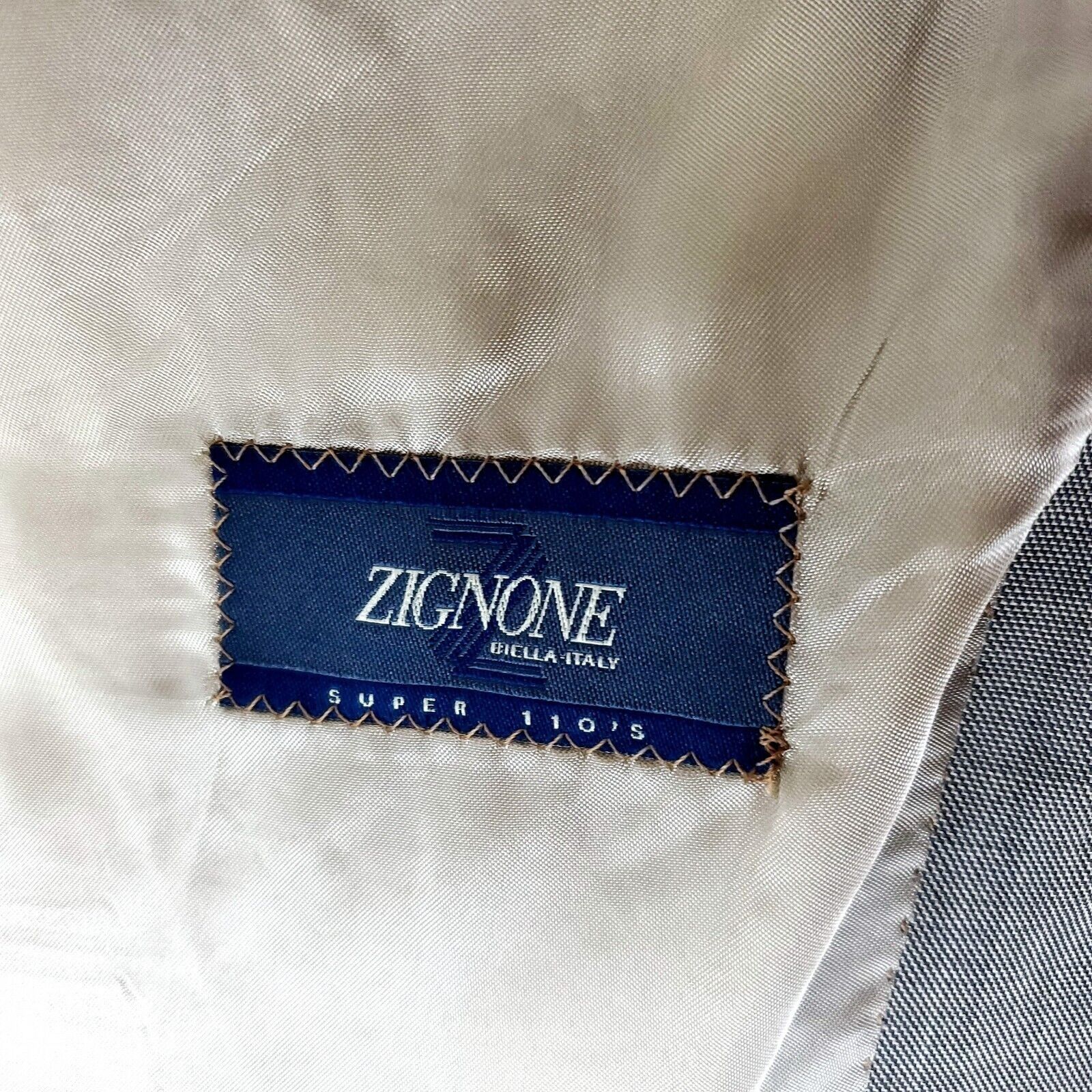 Pronto Uomo Pronto Uomo Signature Zigone Super 110s Wool 2 Button Blazer Size 40L - 8 Thumbnail