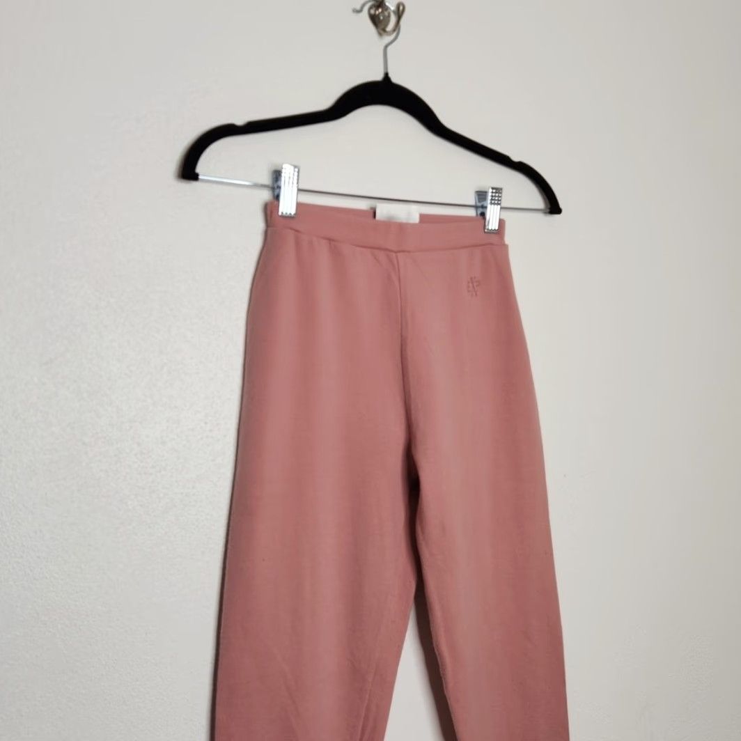 Vintage VINTAGE 90s High Rise Mom Leggings Bottoms Workout Pink Stretch Small Express Tricot Women Leggings S Pink Womens Size 28" / US 6 / IT 42 - 2 Thumbnail