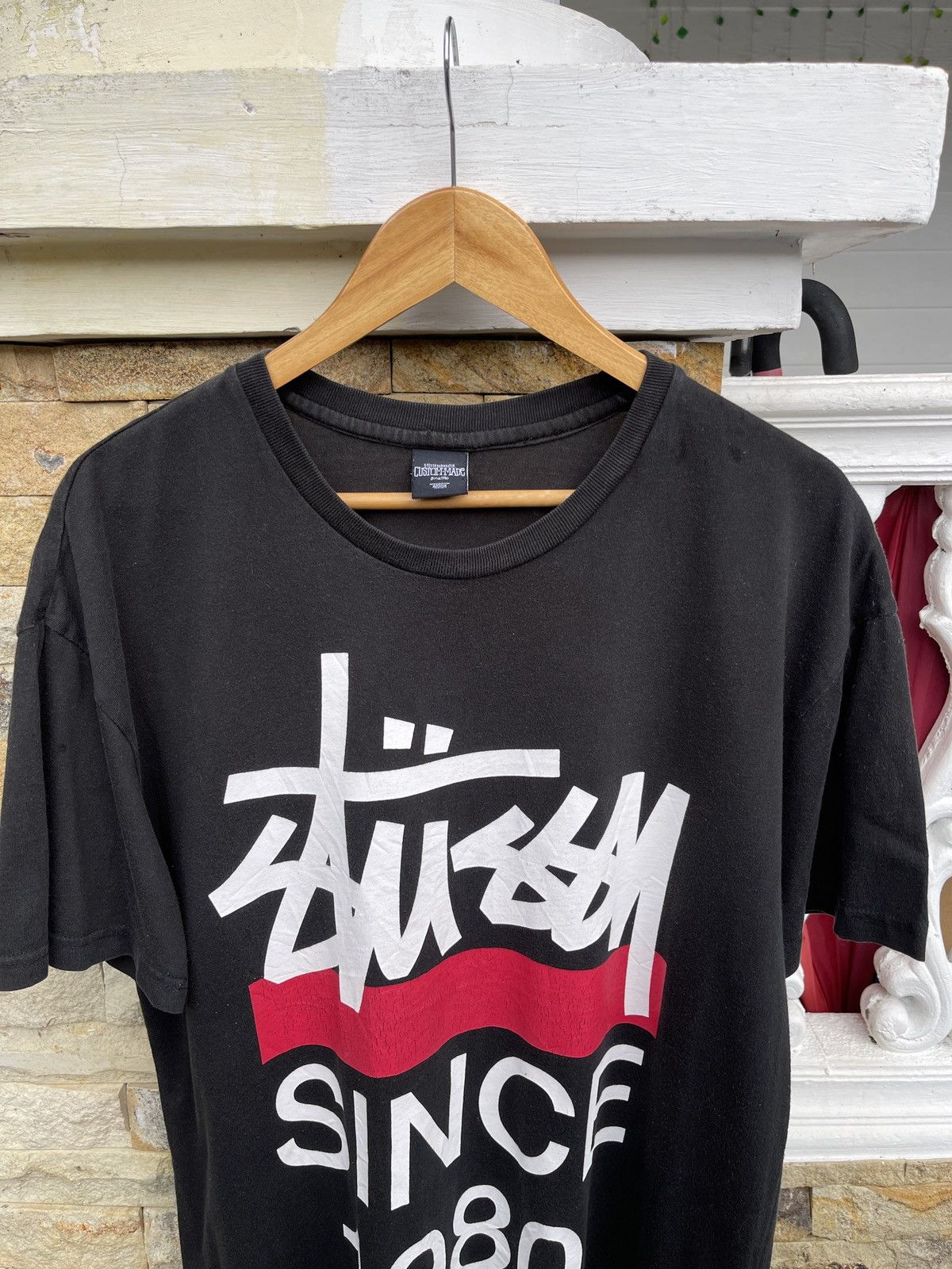 Stussy Rare🔥Vintage STUSSY Since 1980 T Black Tee Size US L / EU 52-54 / 3 - 3 Thumbnail