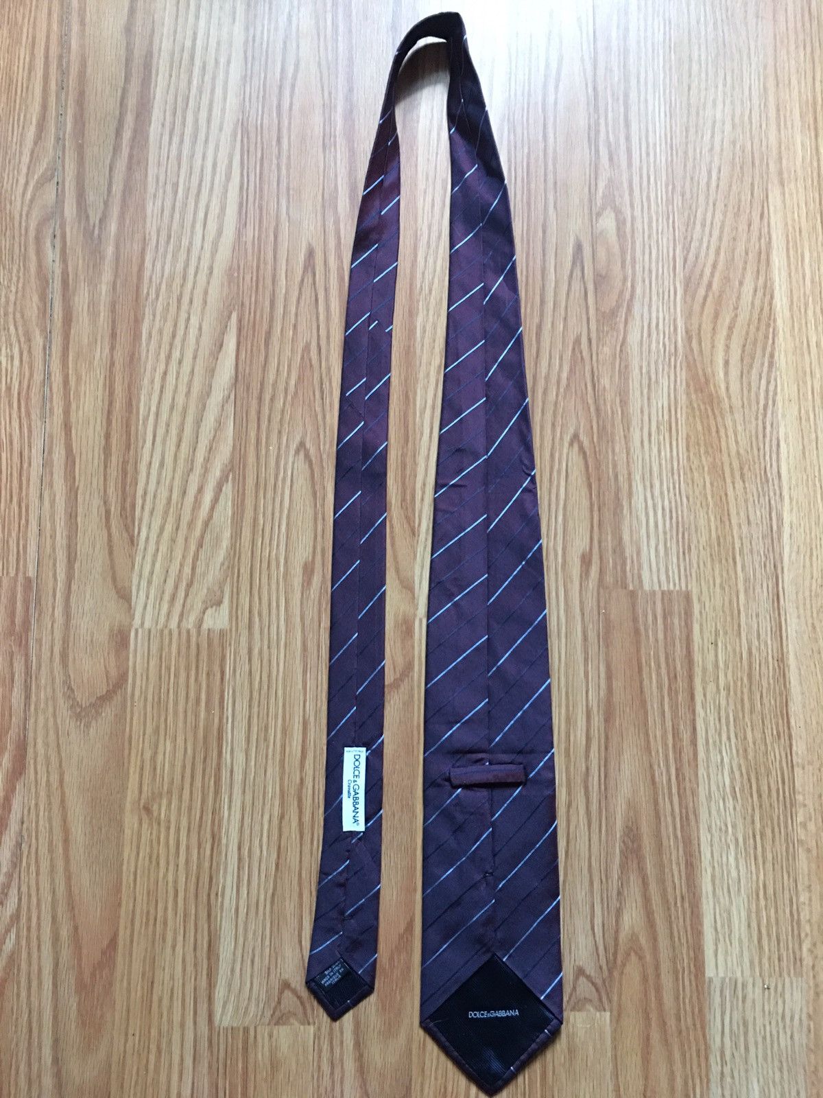 Dolce & Gabbana Dolce & Gabbana Chameleon Stripped Silk Mens Tie Size ONE SIZE - 8 Thumbnail