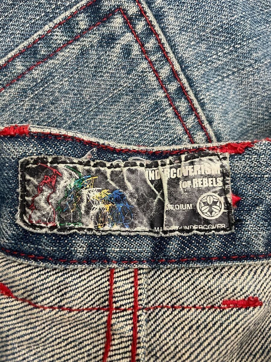 Undercover UNDERCOVER 02ss Haze Period Diamond Patchwork Denim US 30 Size US 30 / EU 46 - 8 Thumbnail
