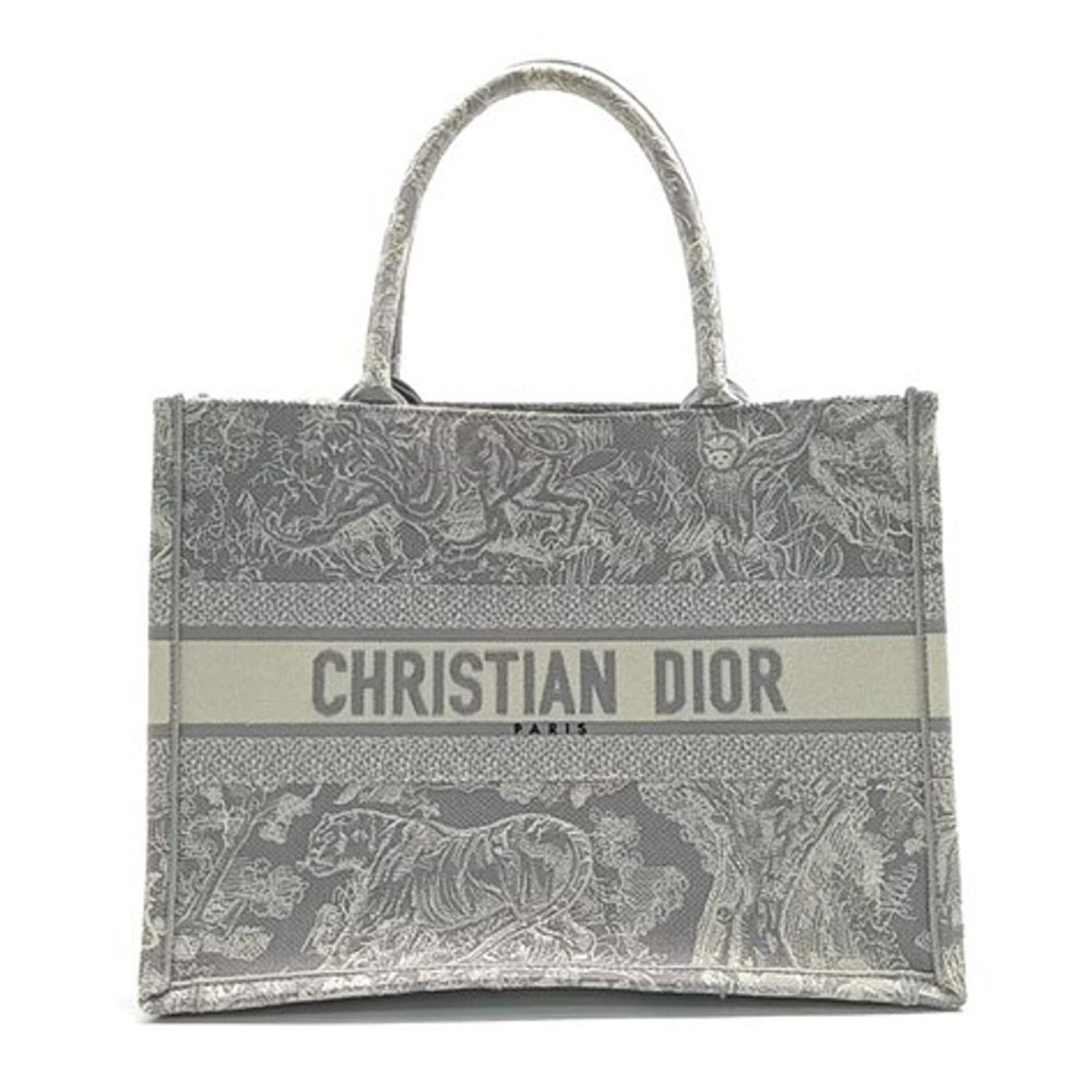 Christian Dior Book Tote Bag 36 M1296Zrgo (5909106) in Grey, Women's