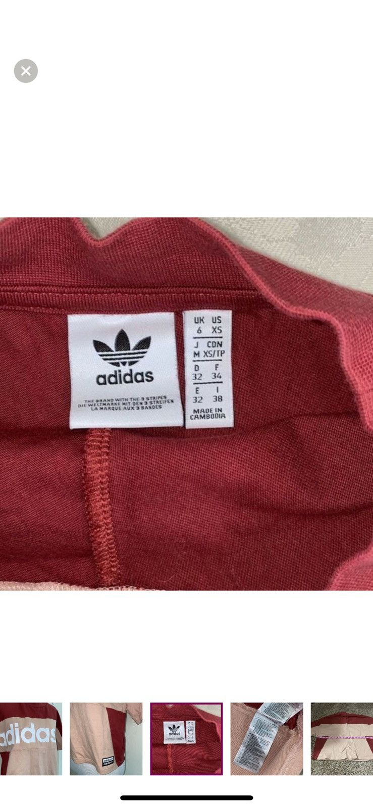 Adidas Adidas XS oversized boxy cropped top Size XS / US 0-2 / IT 36-38 - 2 Thumbnail