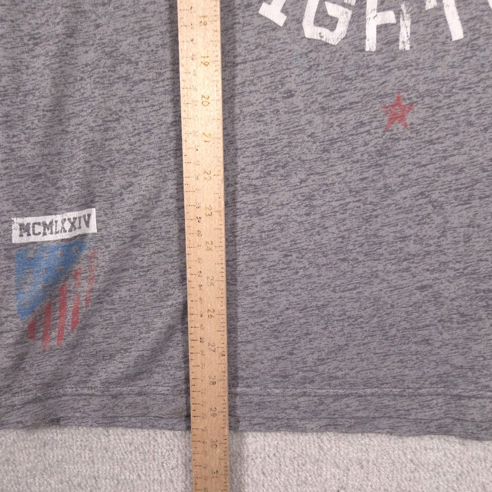 Vintage VINTAGE American Fighter Shirt Mens 2XL Gray 1974 Diamond Logo Graphic Tee Tagless MMA Size US XXL / EU 58 / 5 - 7 Thumbnail