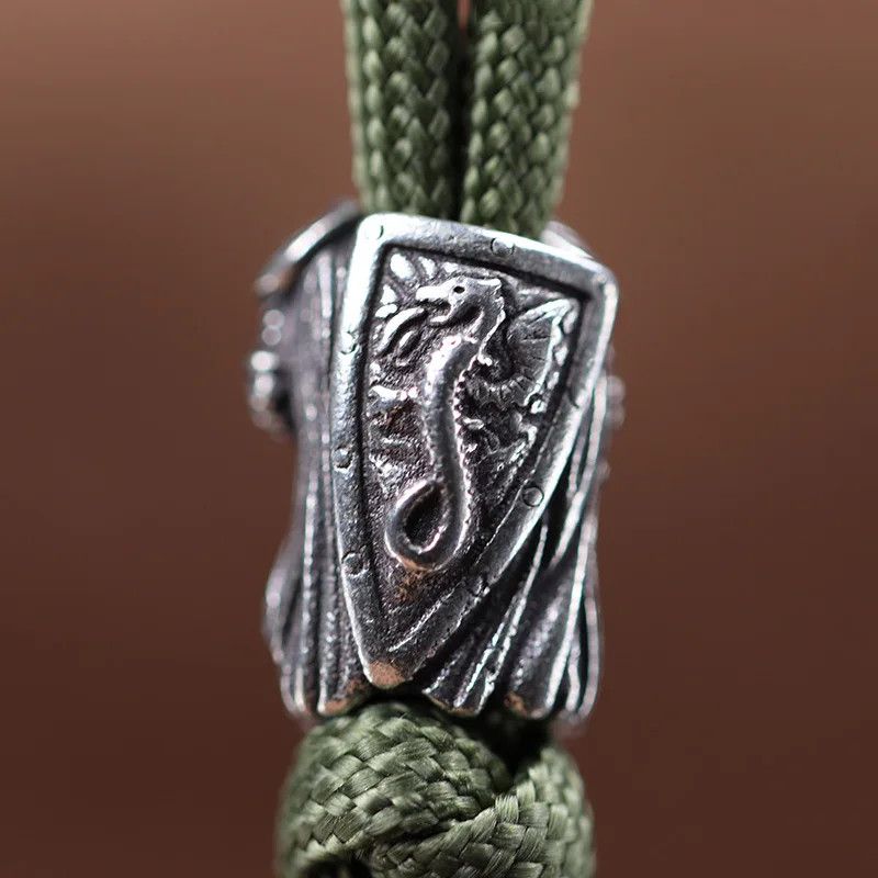 Handmade 3Pcs Armor Warrior Beads Paracord Bead Zipper Umbrella Rope Size ONE SIZE - 6 Thumbnail