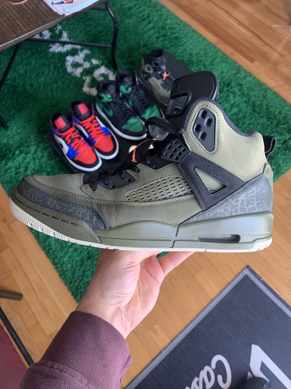 Jordan Brand Jordan Spizike Olive Canvas Size US 11 / EU 44 - 11 Thumbnail