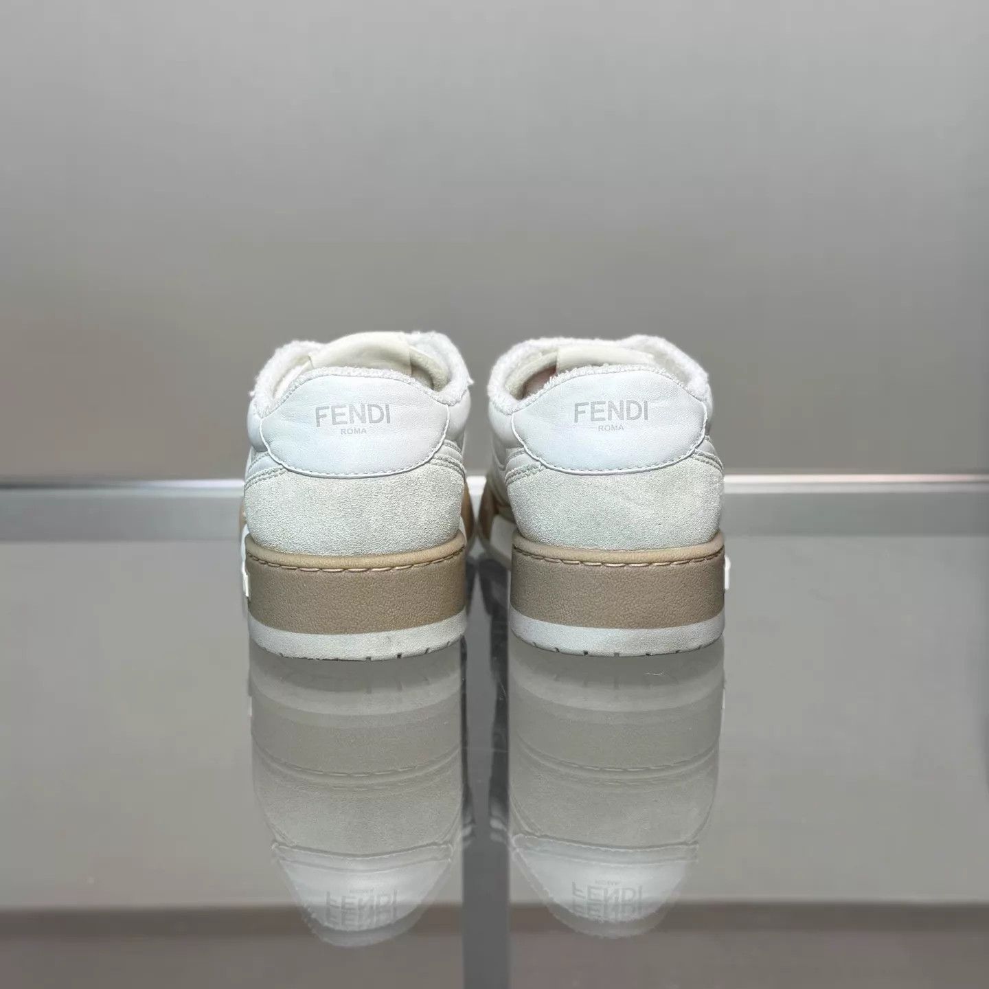 Fendi Fendi Match Sneakers White/Brown 35 98 DM1581 Size US 4.5 / IT 34.5 - 4 Thumbnail