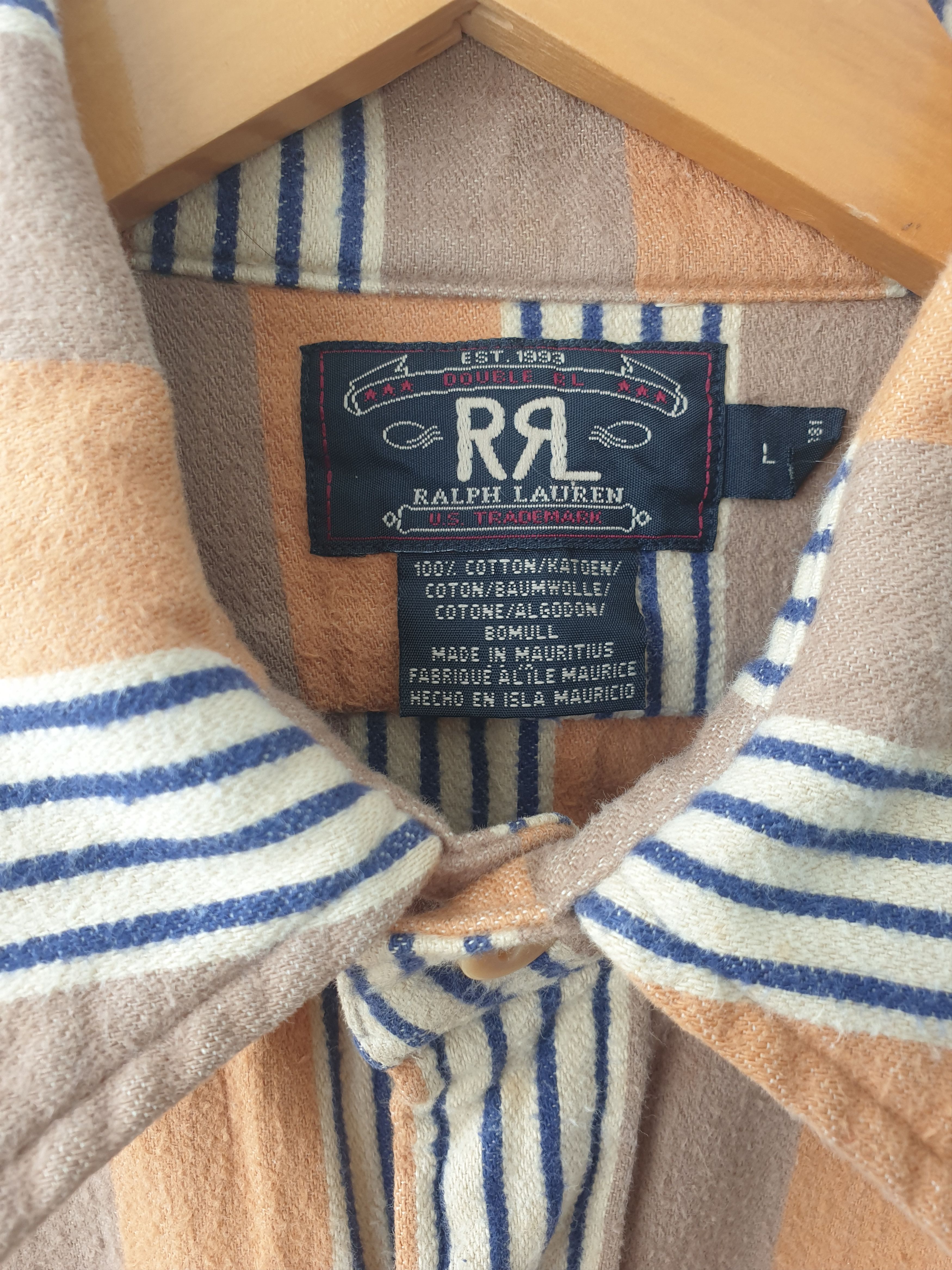 Flannel × Polo Ralph Lauren × RRL Ralph Lauren vintage flannel double RL Size US L / EU 52-54 / 3 - 2 Thumbnail