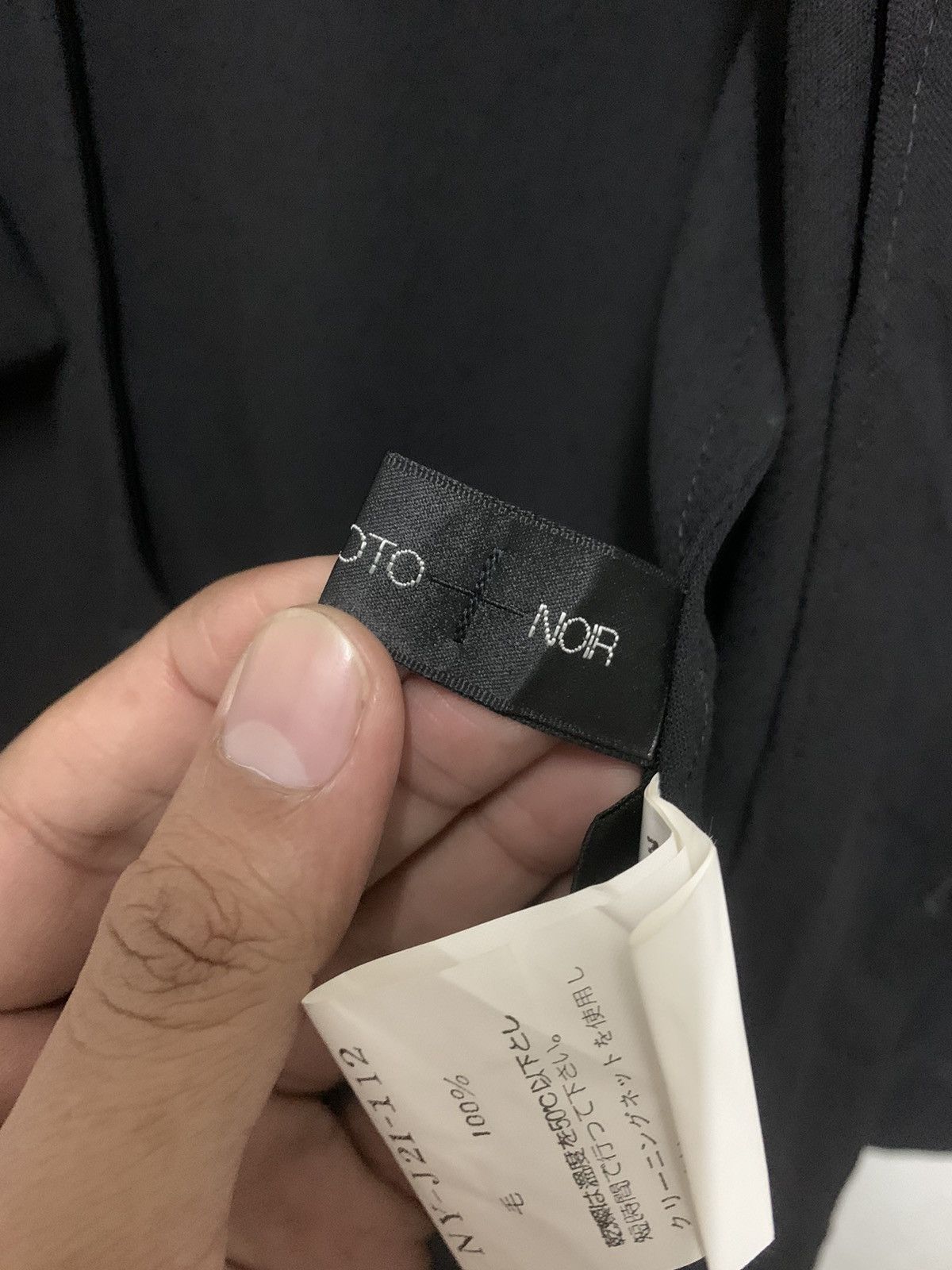 Yohji Yamamoto Yohji Yamamoto Laine Wool Drape Collar Jacket Size XS / US 0-2 / IT 36-38 - 9 Thumbnail