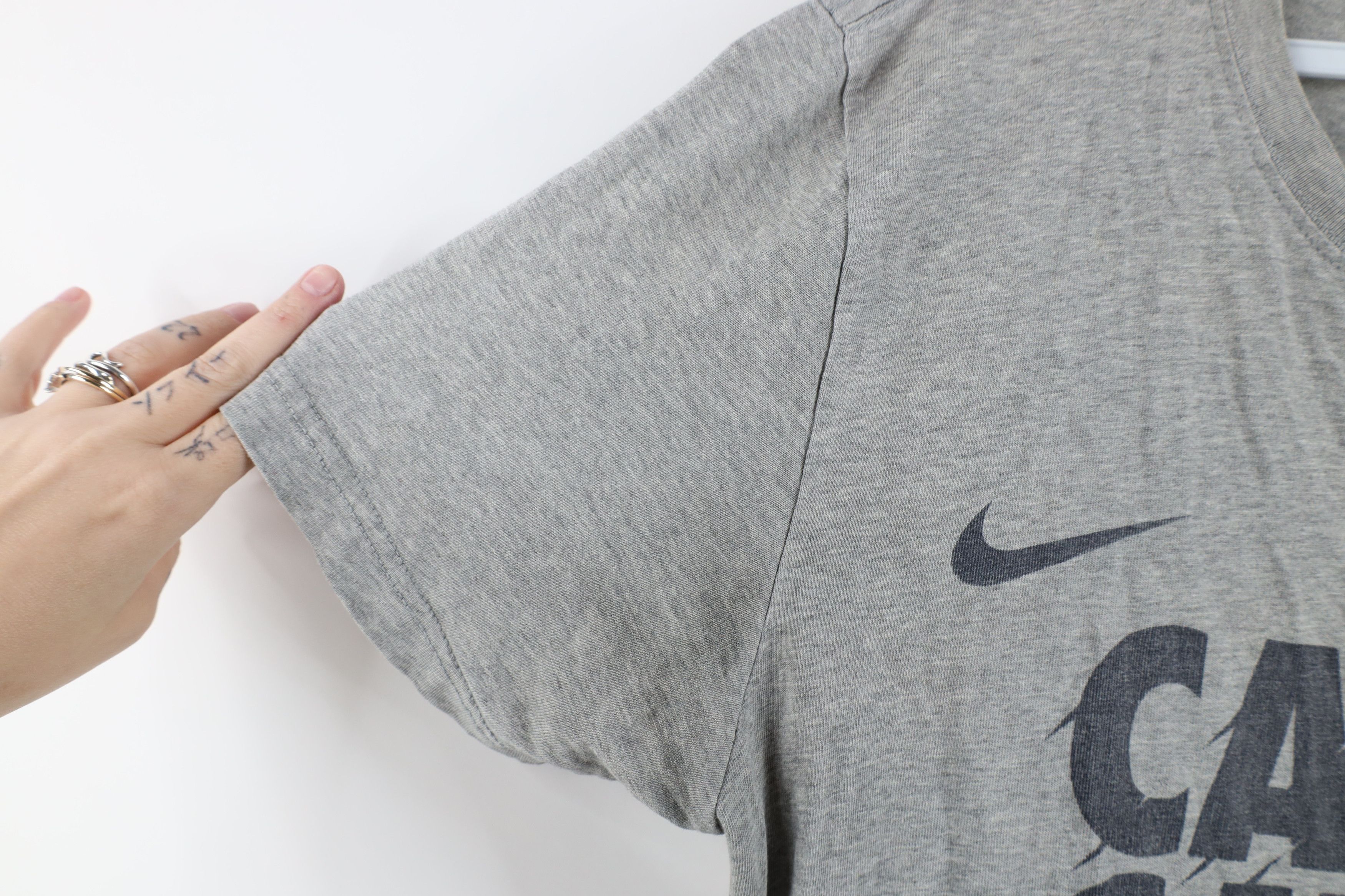 Nike Nike Team USA Soccer Futbol Short Sleeve T-Shirt Gray Size US L / EU 52-54 / 3 - 8 Thumbnail