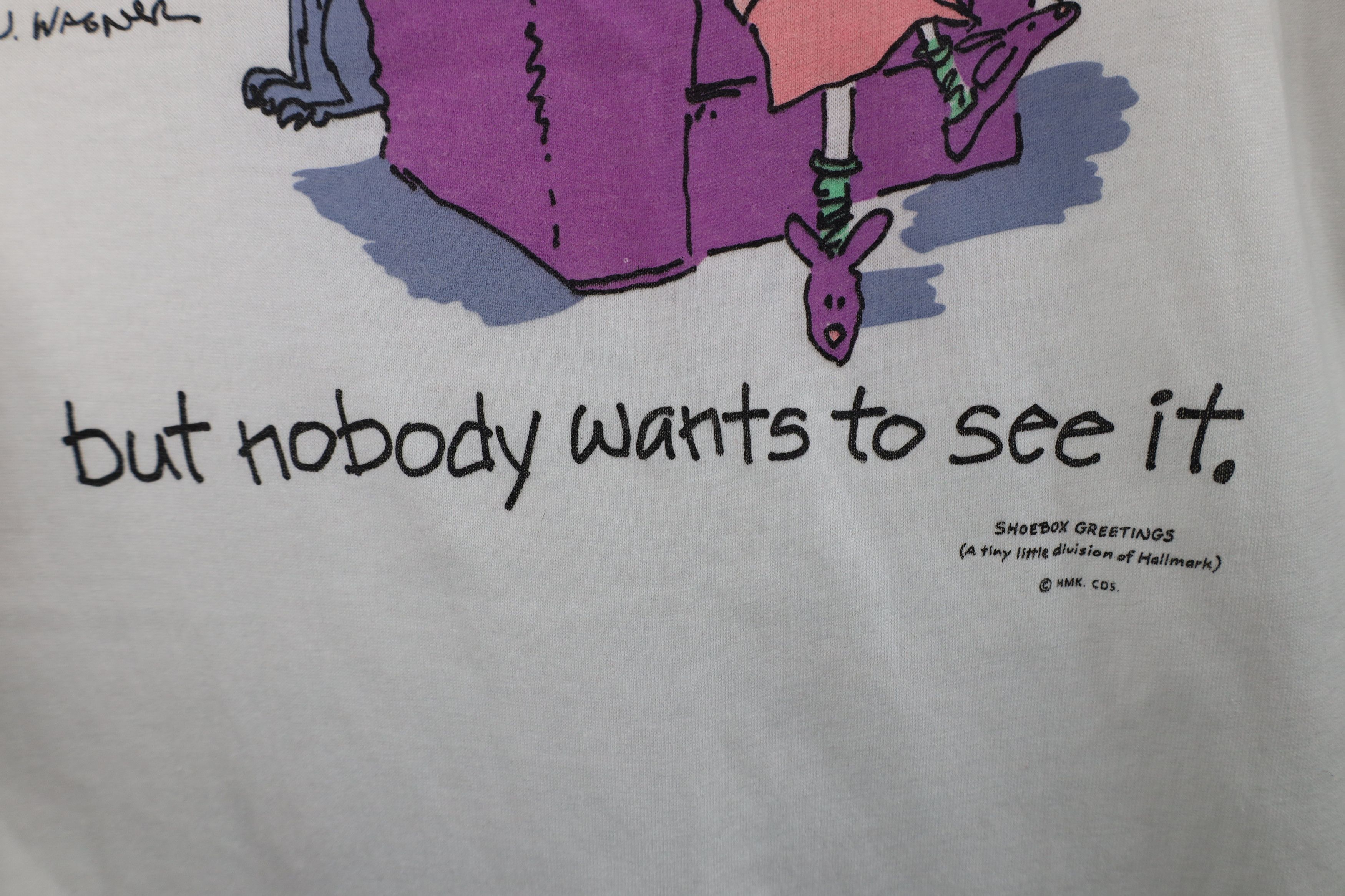 Vintage Vintage 80s 90s Still Got It But Nobody Wants It T-Shirt USA Size L / US 10 / IT 46 - 9 Thumbnail