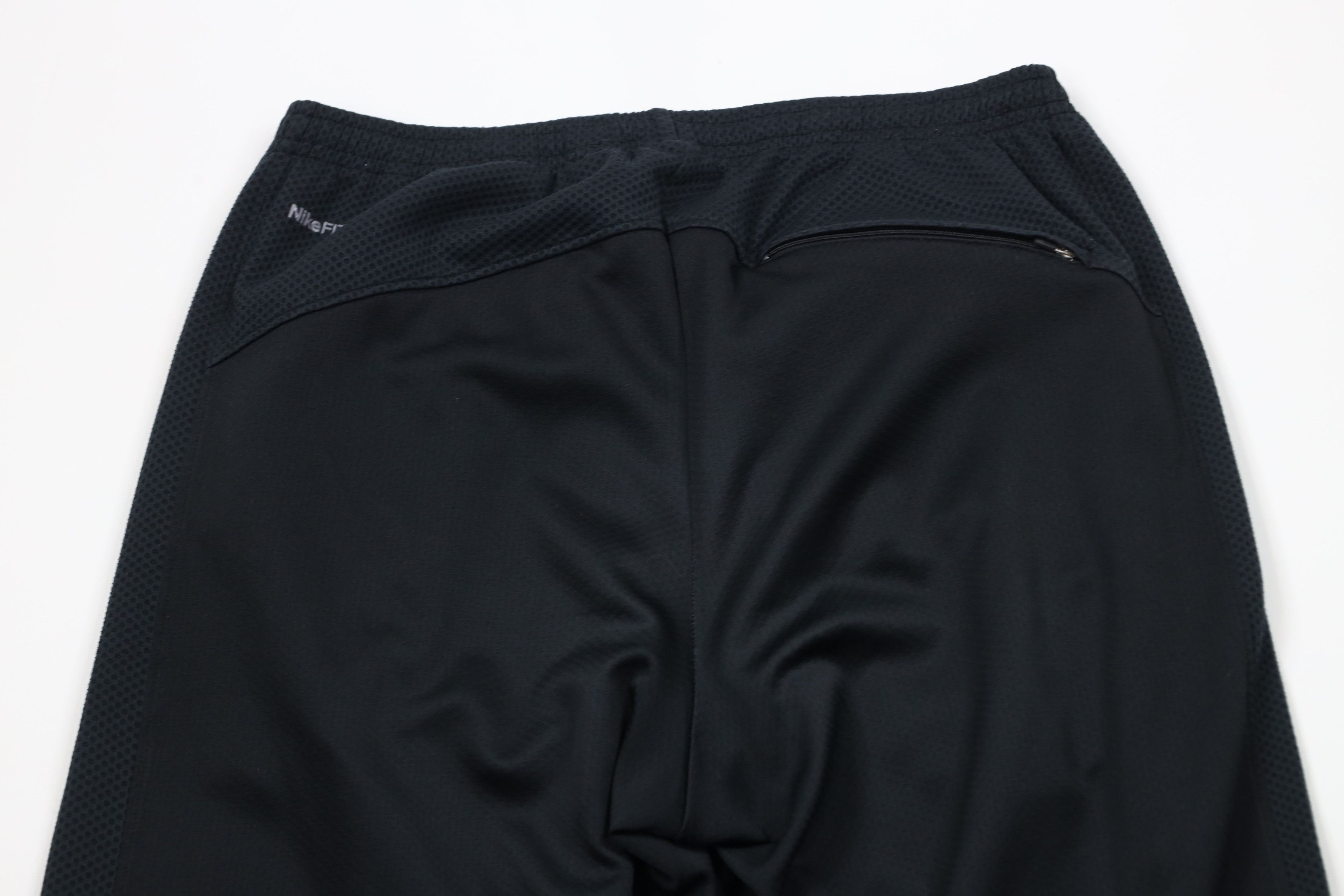 Nike × Vintage Vintage Nike Scott Mini Swoosh Knit Wide Leg Pants Black Size US 34 / EU 50 - 10 Thumbnail