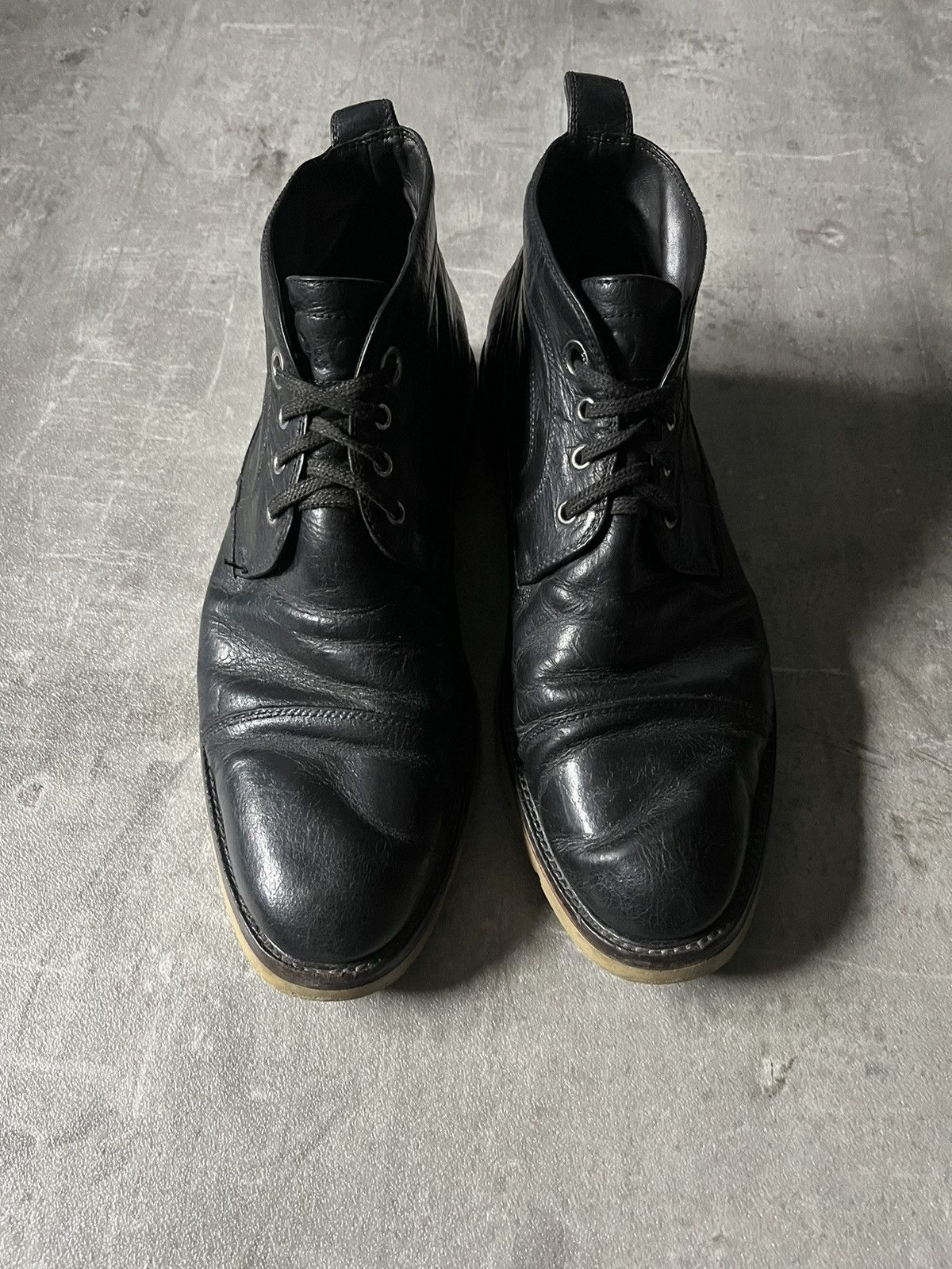 Dolce & Gabbana Dolce & Gabbana leather black boots rare Size US 12 / EU 45 - 2 Thumbnail