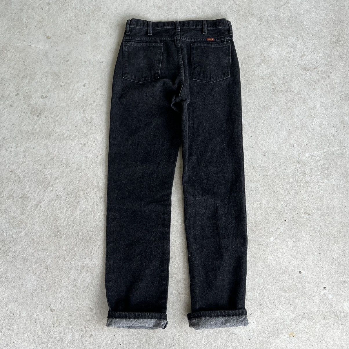 Vintage Vintage 1990’s Rustler Made in USA Faded Black Denim Jeans ...