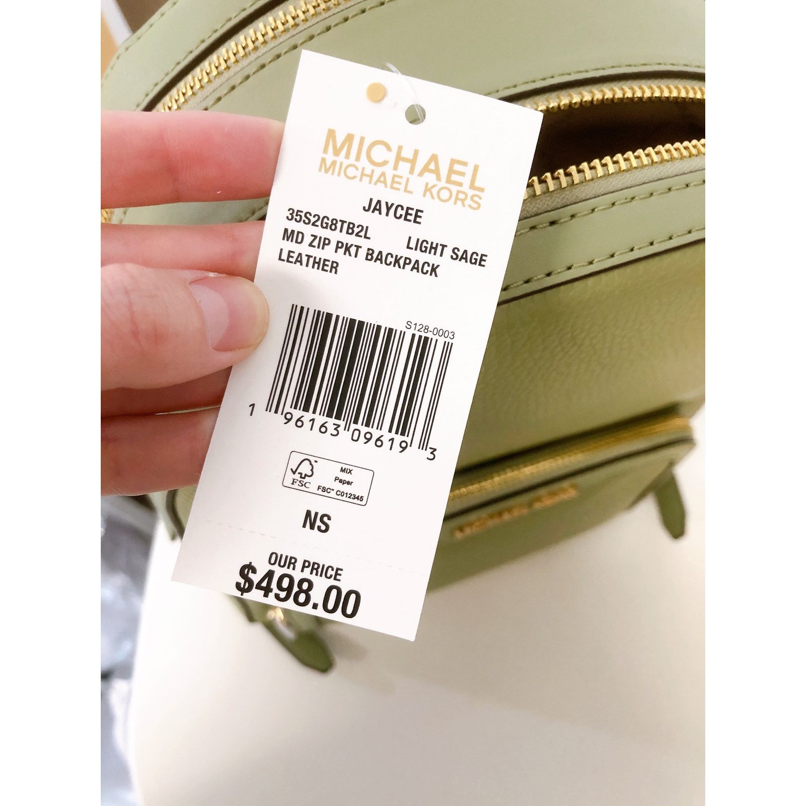 Michael Kors Michael Kors 35S2G8TB2L Jaycee Medium Pebbled Leather Size ONE SIZE - 8 Thumbnail