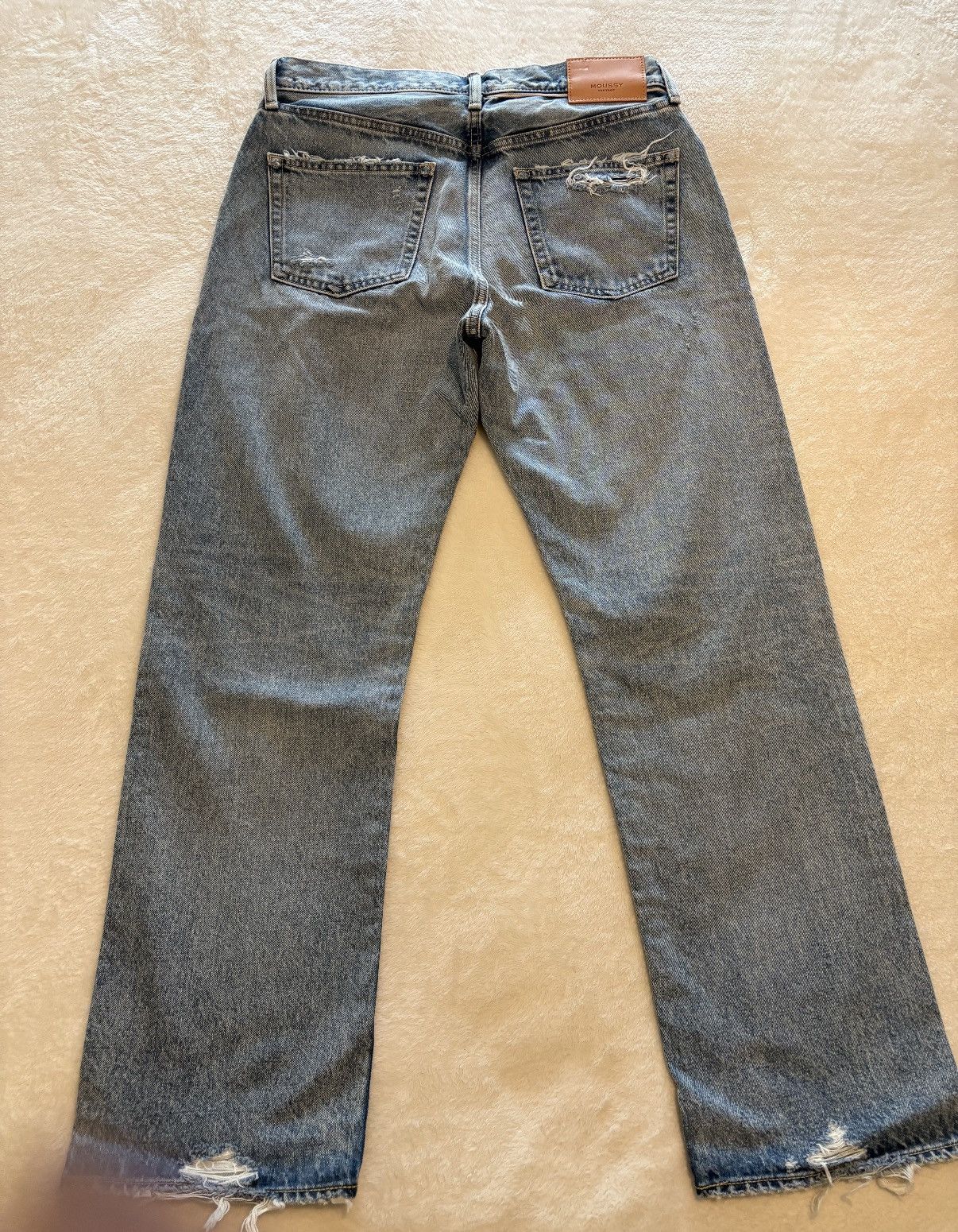 MOUSSY MOUSSY Vintage Hesperia Straight Jeans Size 32" / US 10 / IT 46 - 2 Thumbnail