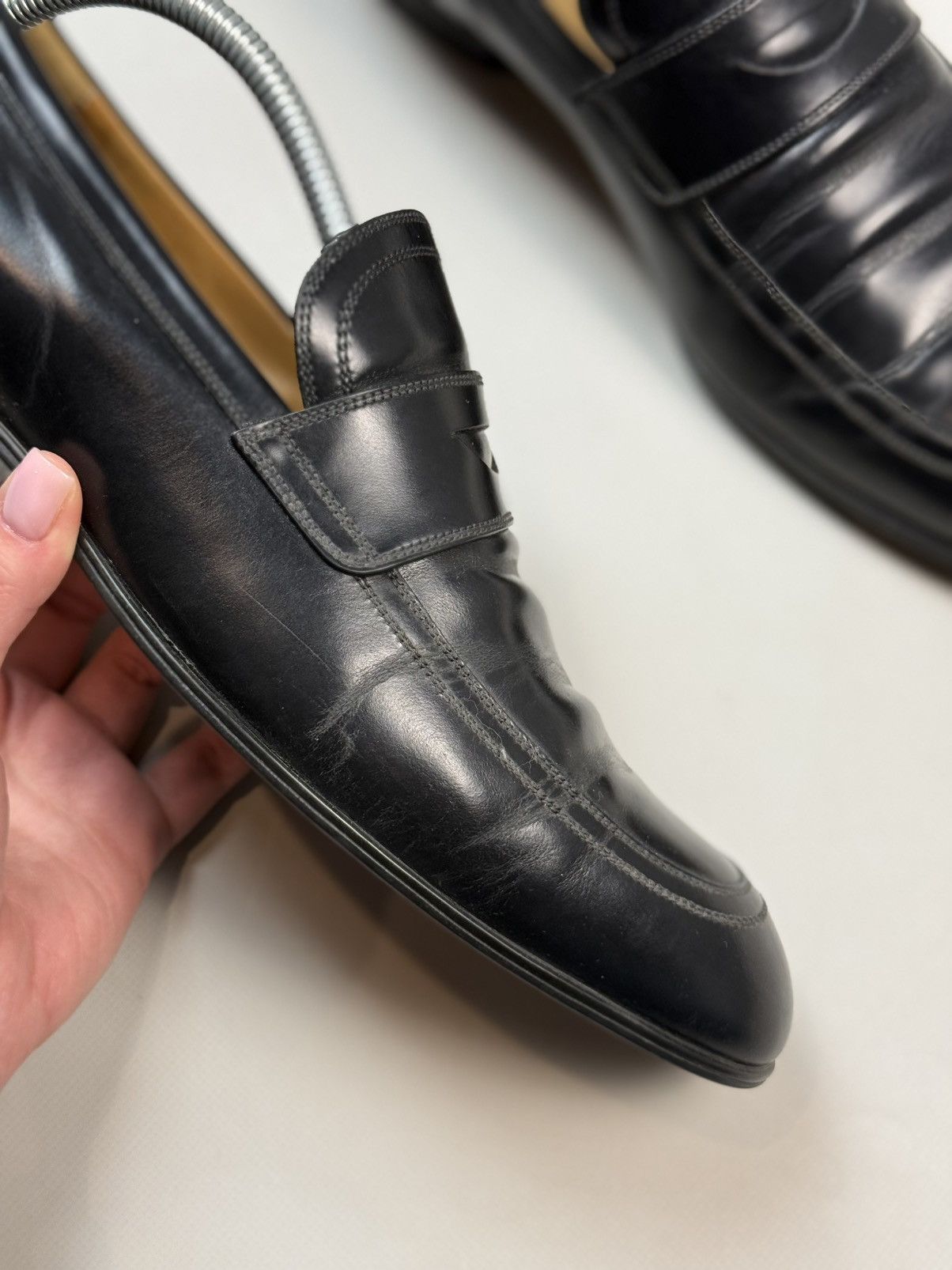 Gucci Gucci Men’s Leather Penny Loafers Formal Shoes Size US 8.5 / EU 41-42 - 7 Thumbnail
