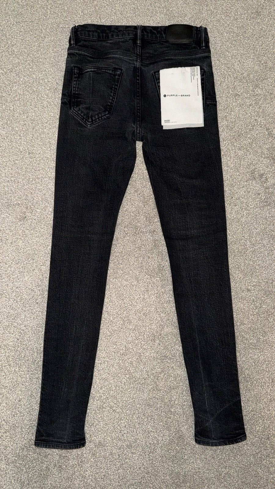 Purple Brand Purple Brand P001 Black Skinny Jeans | 29 | Tags + Receipt Size US 29 - 3 Thumbnail