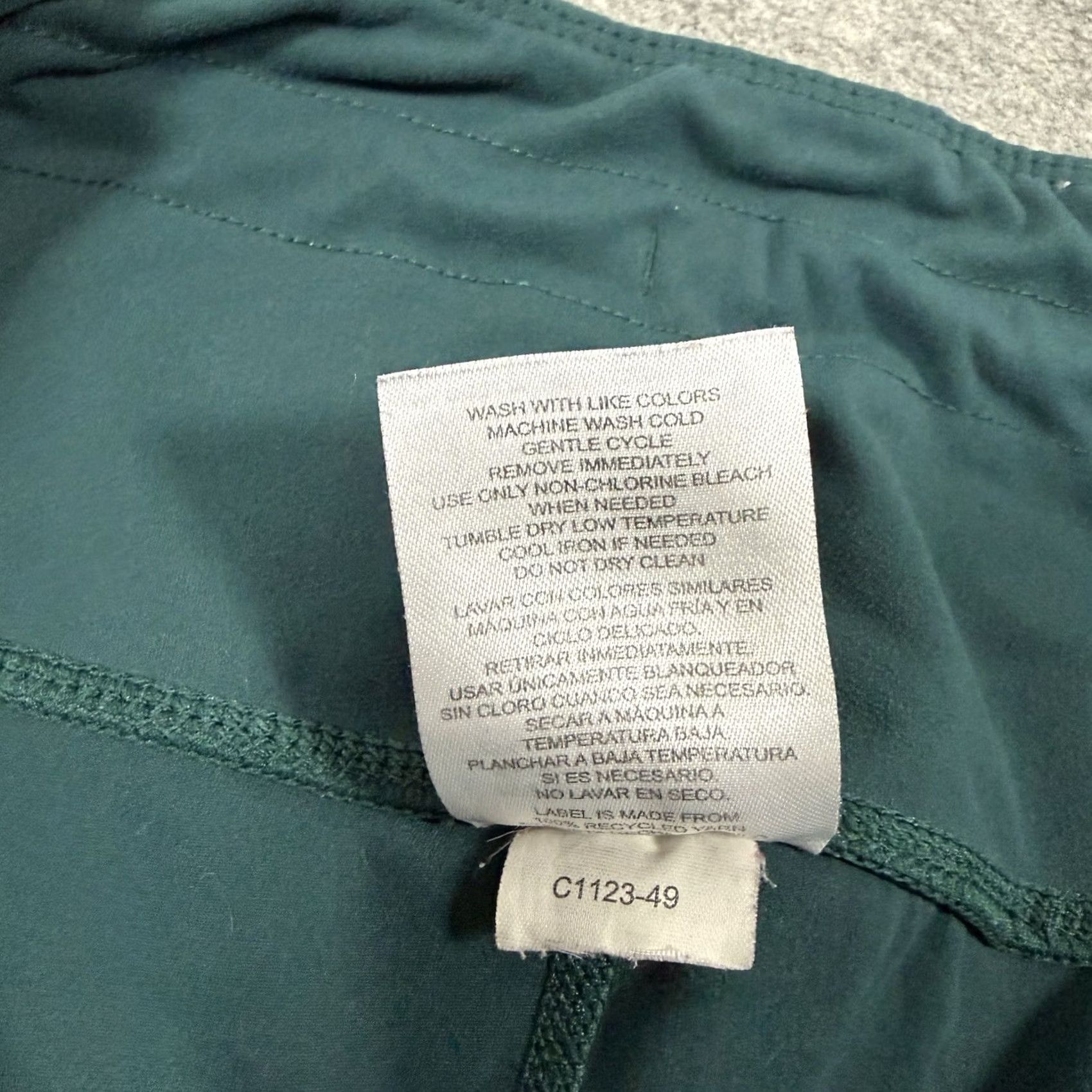 Vintage MONDETTA High Waist Performance Shorts Women's L Green Size 36" / US 14 / IT 50 - 5 Thumbnail