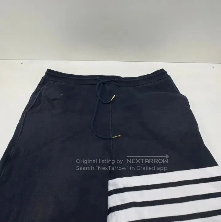Thom Browne blue checkered wide leg pants with ties. Size US 34 / EU 50 - 3 Thumbnail