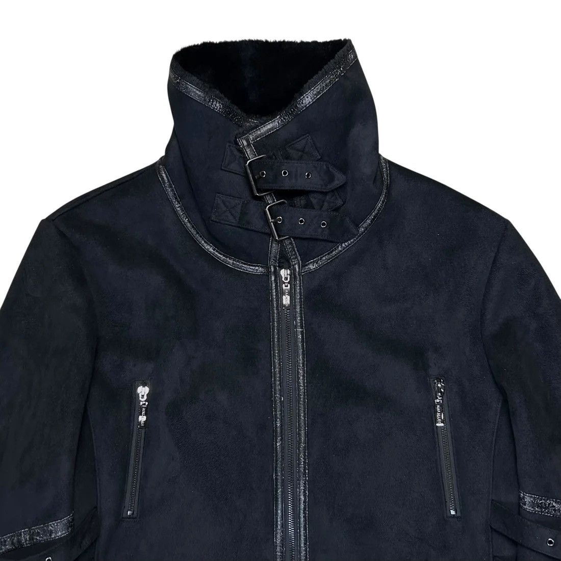 Balmain Balmain Multi Strap Faux Suede Coat - 90s Size US S / EU 44-46 / 1 - 6 Thumbnail