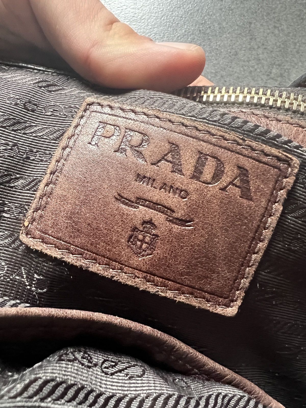 Miu Miu × Prada × Vintage Vintage Prada Leather Tote shoulder hobo Bag Size ONE SIZE - 11 Thumbnail