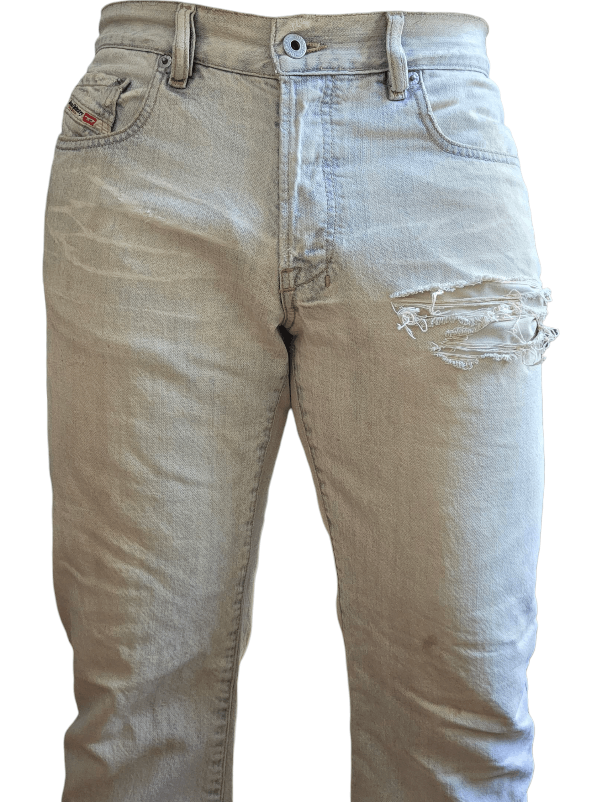 Diesel Diesel Men’s Jeans 32x29 – Light Sand Wash Size US 32 / EU 48 - 5 Thumbnail