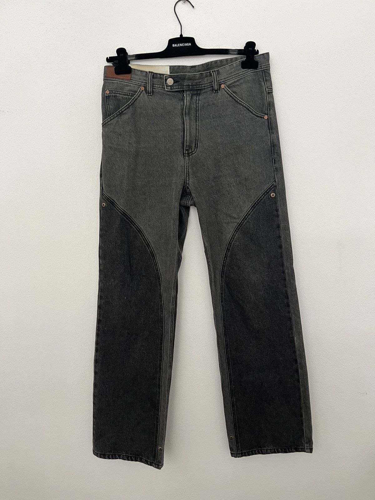 Andersson Bell Andersson Bell Black Washed denim jeans pants Size US 32 / EU 48 - 1 Thumbnail