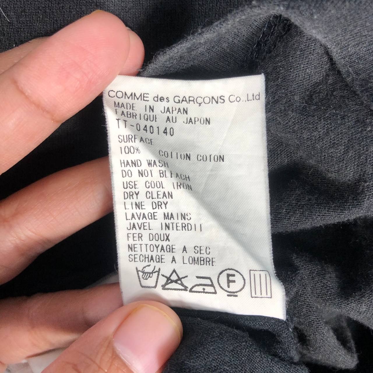 Comme des Garcons Vintage Tricot Comme des Garcons Tshirt Size US S / EU 44-46 / 1 - 7 Thumbnail