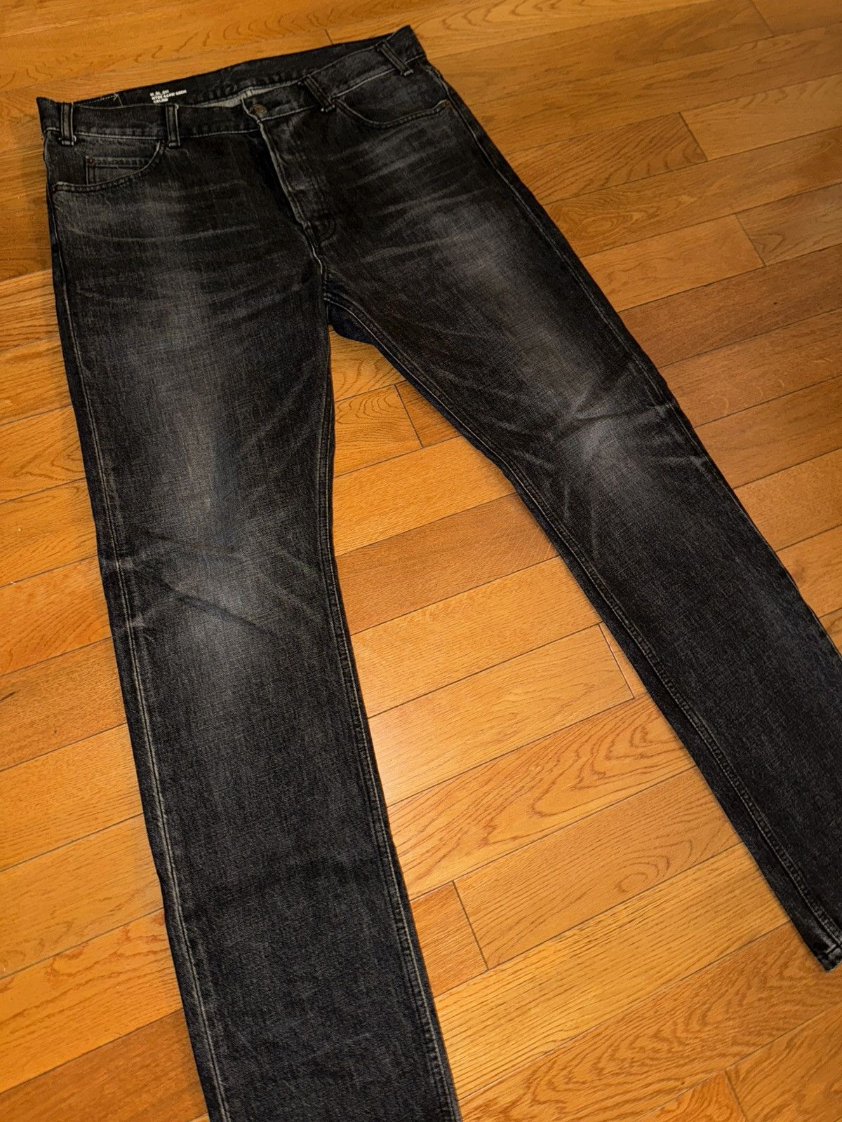 Celine CELINE Hedi Slimane Black Ice Denim Size 33 M_SL_011 | Grailed