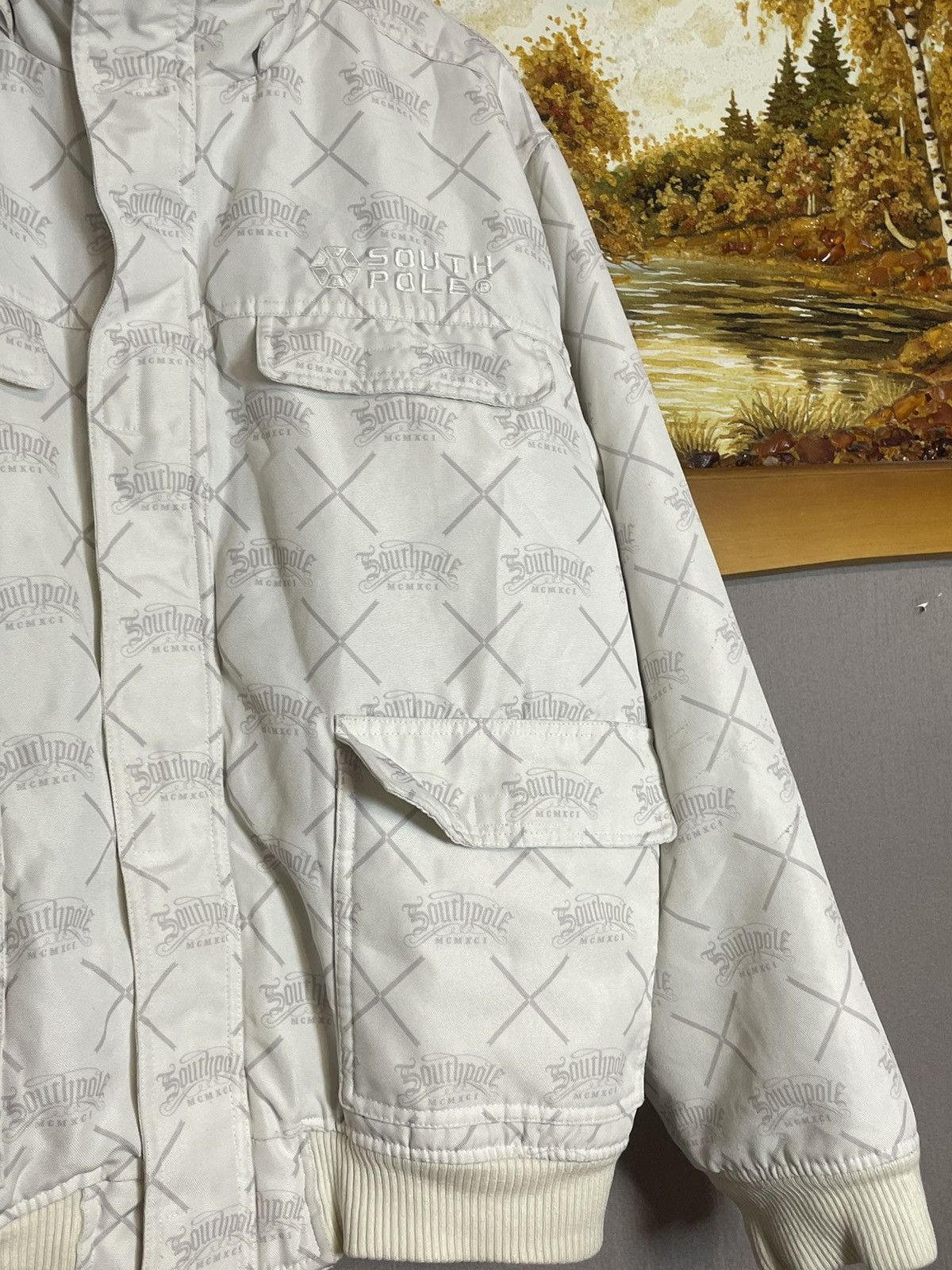 Southpole × Vintage Vintage 00s Southpole Skater Monogram Oversized Jacket Size US XL / EU 56 / 4 - 7 Thumbnail