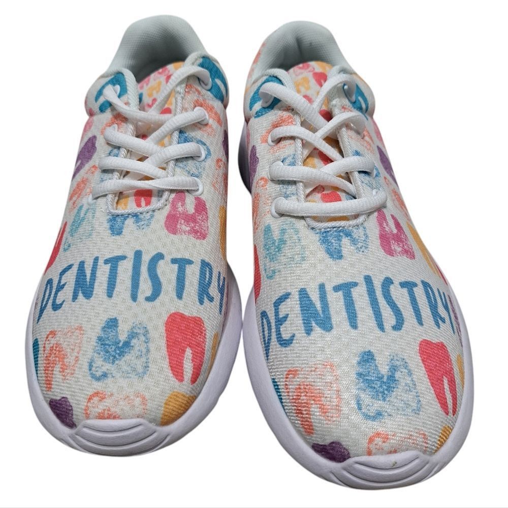 Other Groove Bags Custom Print Dentistry Lightweight Lace Up Sneak Size US 8 / IT 38 - 4 Thumbnail
