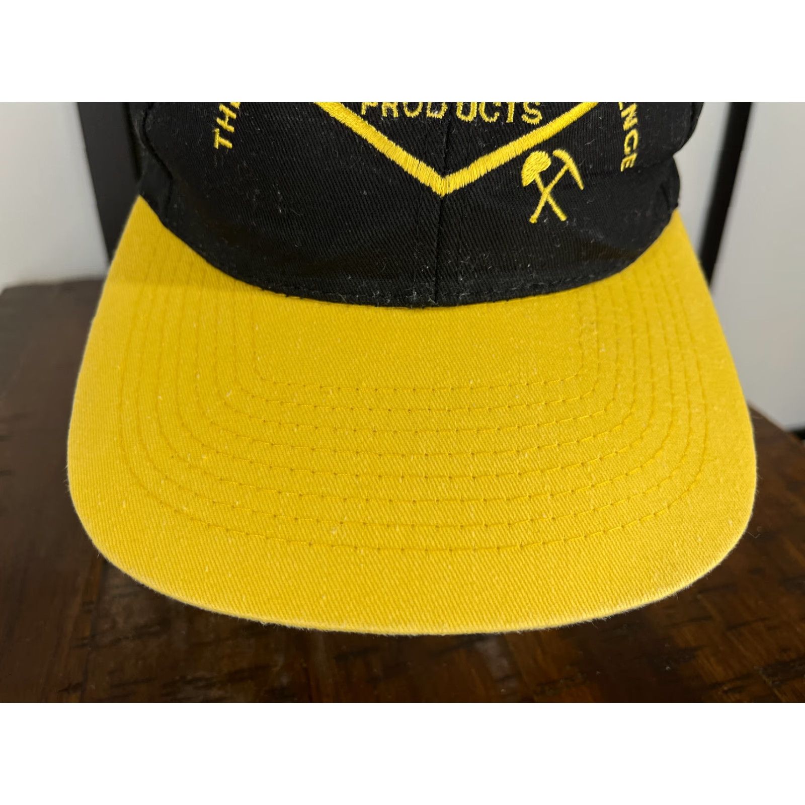 Vintage VINTAGE KC Collections Baseball Hat/Cap Snapback Adult One Size Yellow Cotton Twill Adjustable Lightweight Mens Size ONE SIZE - 4 Thumbnail